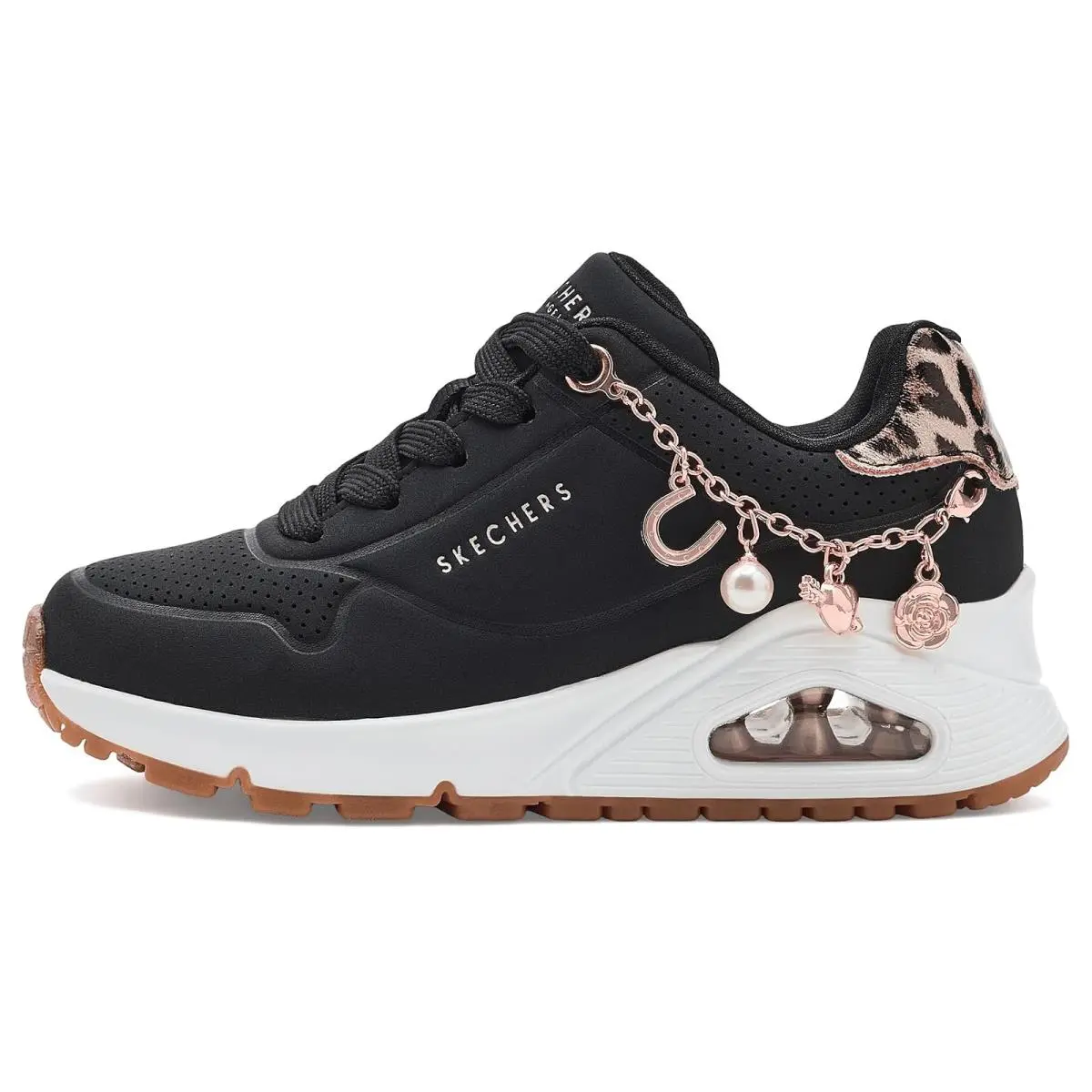 Skechers shoes - Black/Lepoard 9