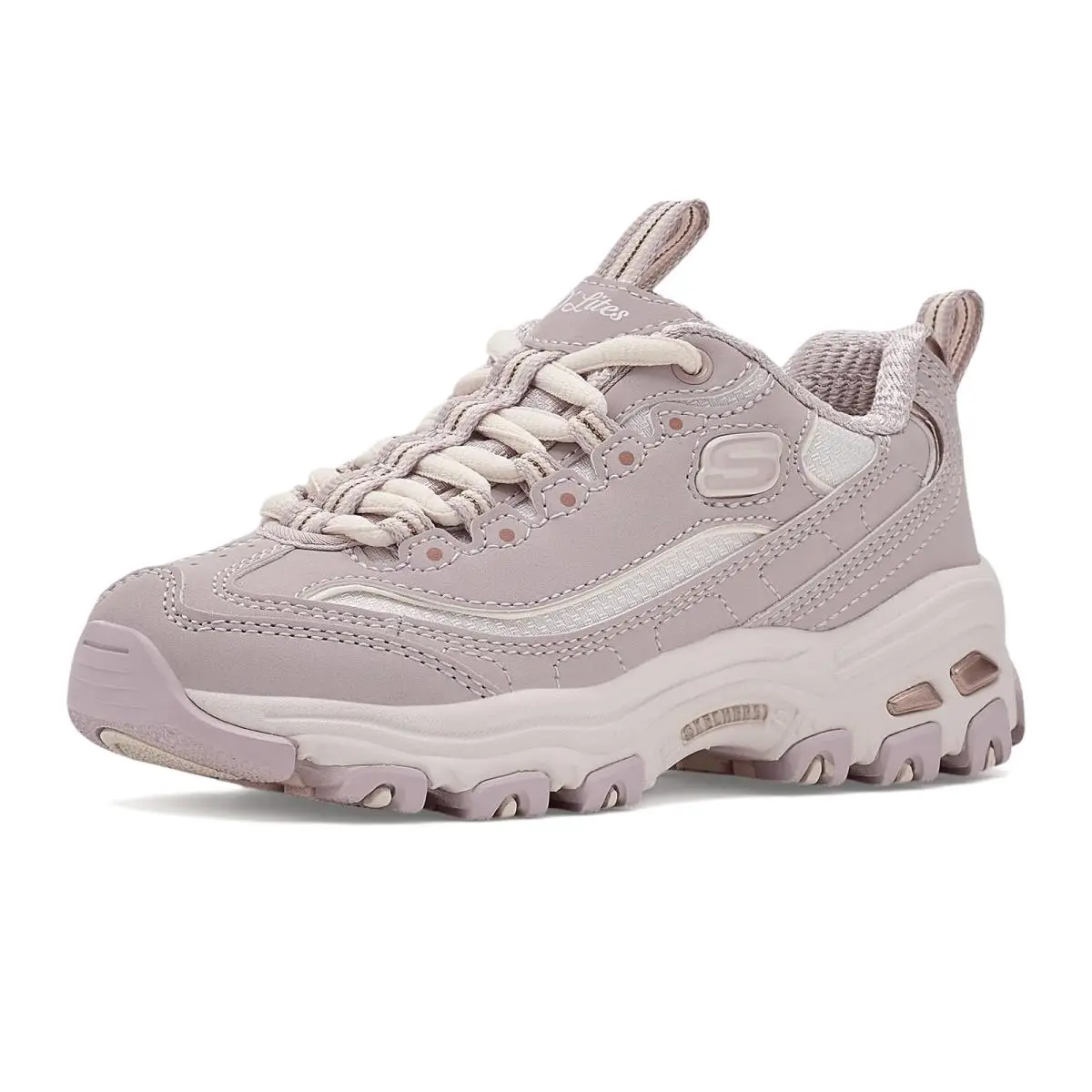 Girl`s Shoes Skechers Kids D Apos Lites 304155L Little Kid/big Kid