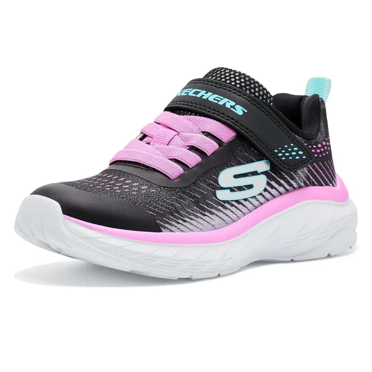 Girl`s Shoes  Kids Boundless - Color Blitz 303599L Little Kid/big Kid Black/Multi by Skechers