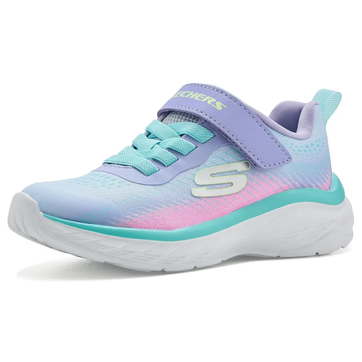 Girl`s Shoes  Kids Boundless - Color Blitz 303599L Little Kid/big Kid Lavendar/Multi by Skechers