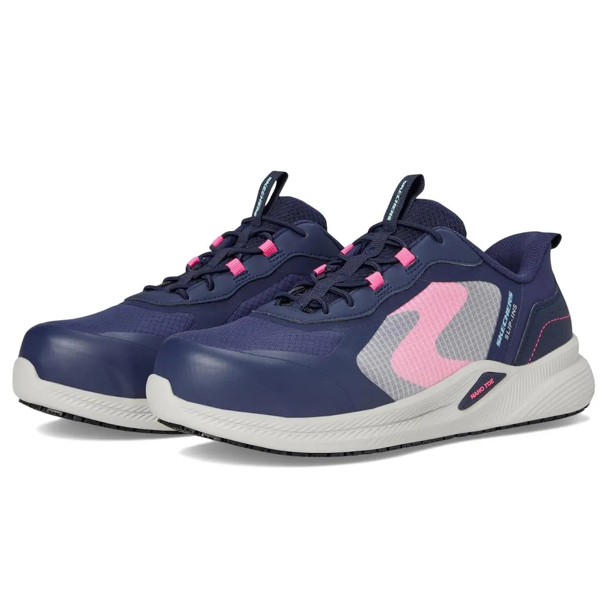 Woman`s Shoes  Work Carbix - Yunia Carbon Nano Comp Toe Navy by Skechers