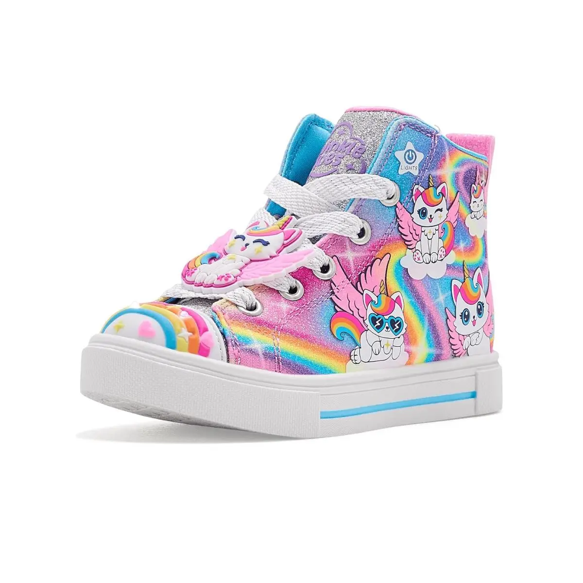 Girl`s Shoes Skechers Kids Twinkle Sparks Lighted 314473L Little Kid