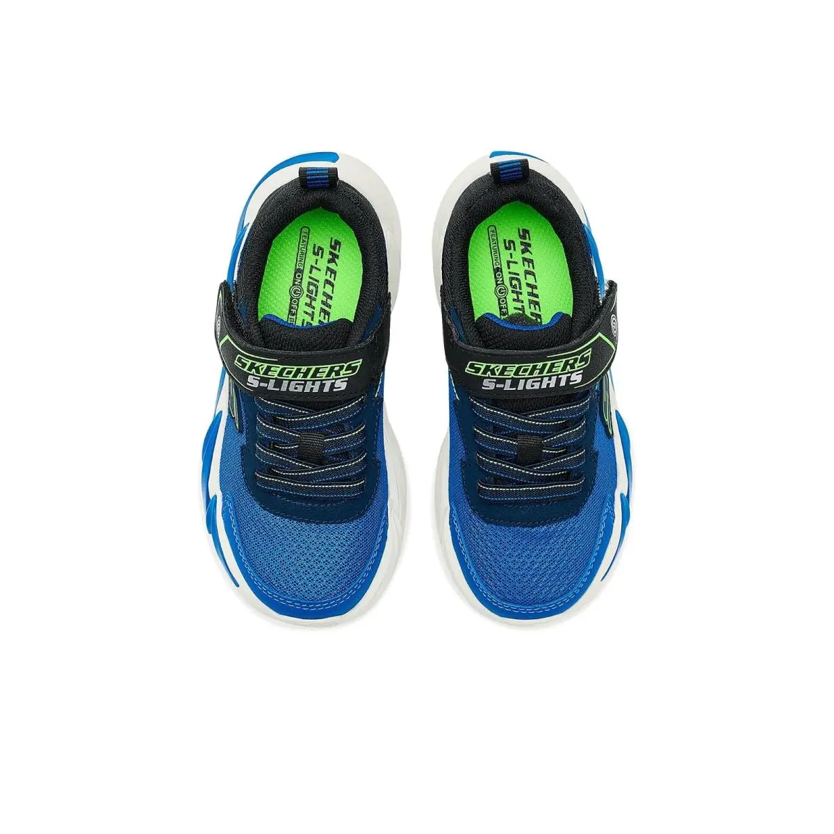 Skechers shoes - Black/Blue/Lime 0