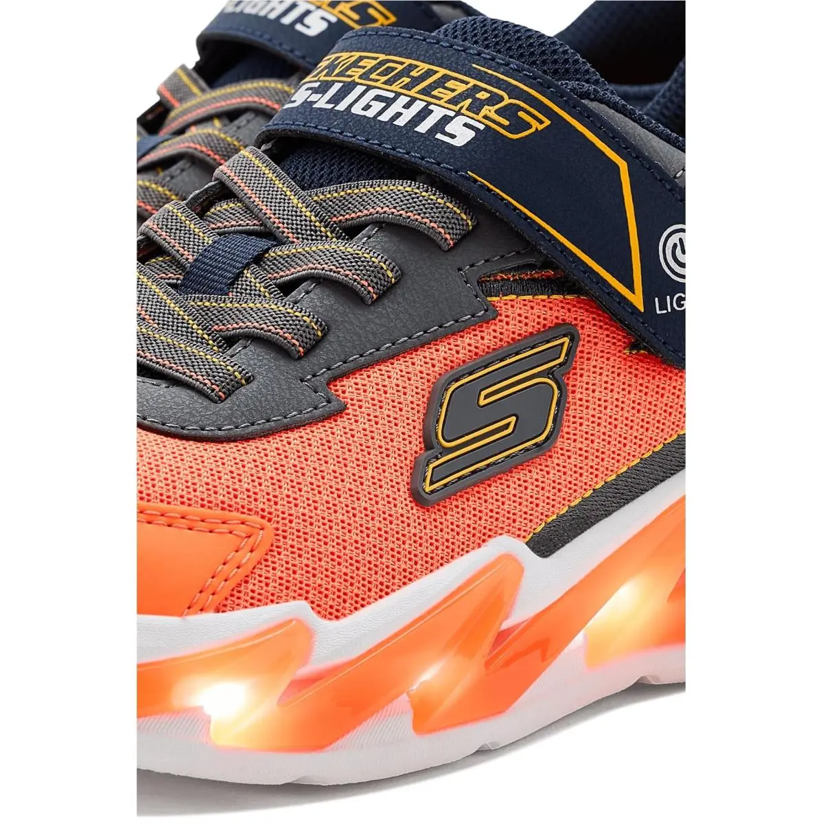 Skechers shoes - Orange/Navy 4