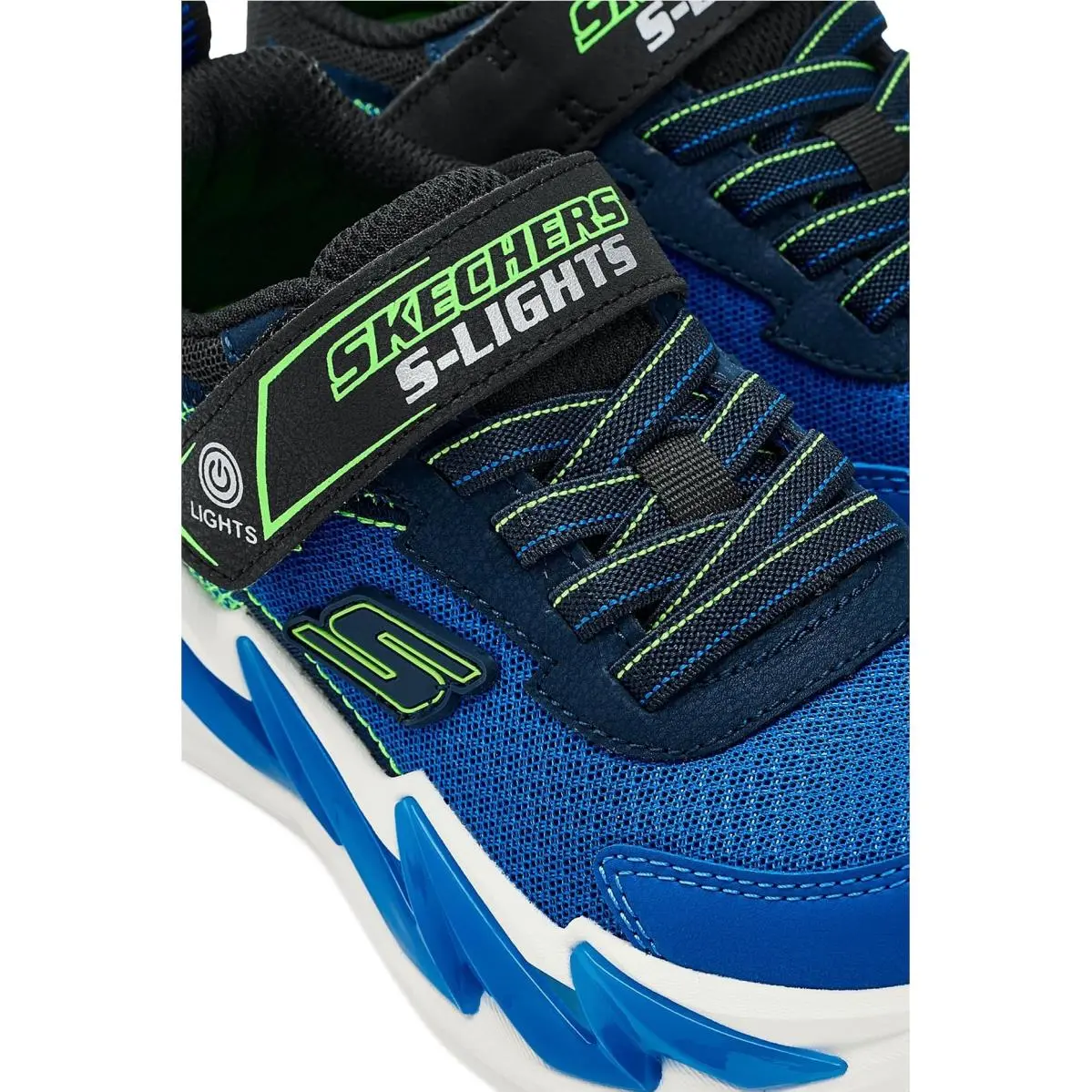 Skechers shoes - Black/Blue/Lime 4