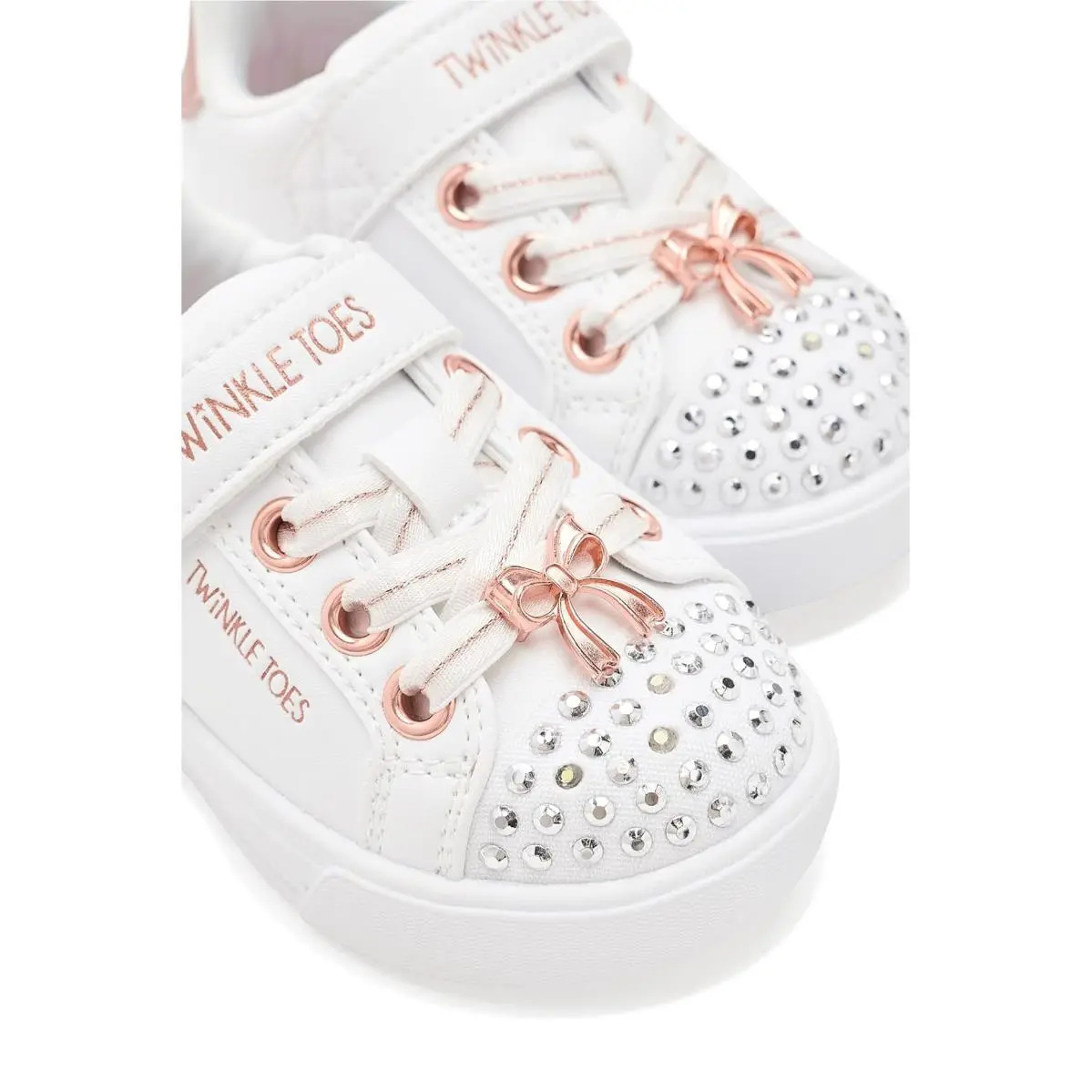 Skechers shoes - White/Rosegold 11