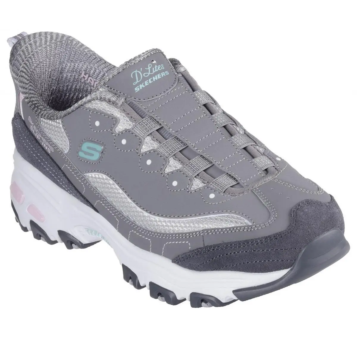 Skechers shoes - GREY/LIGHT PINK 5