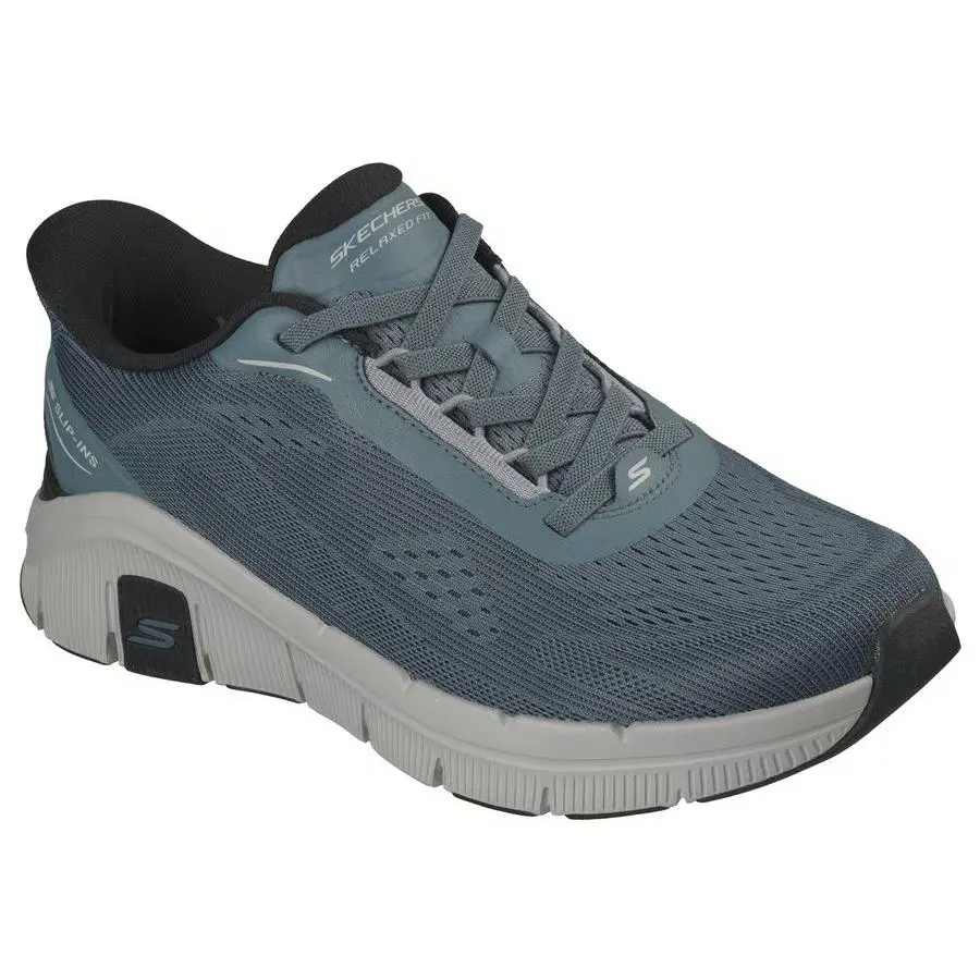 Men`s Skechers Shoes Slip Ins Slate Relaxed Fit Mesh Comfort Memory Foam 233218