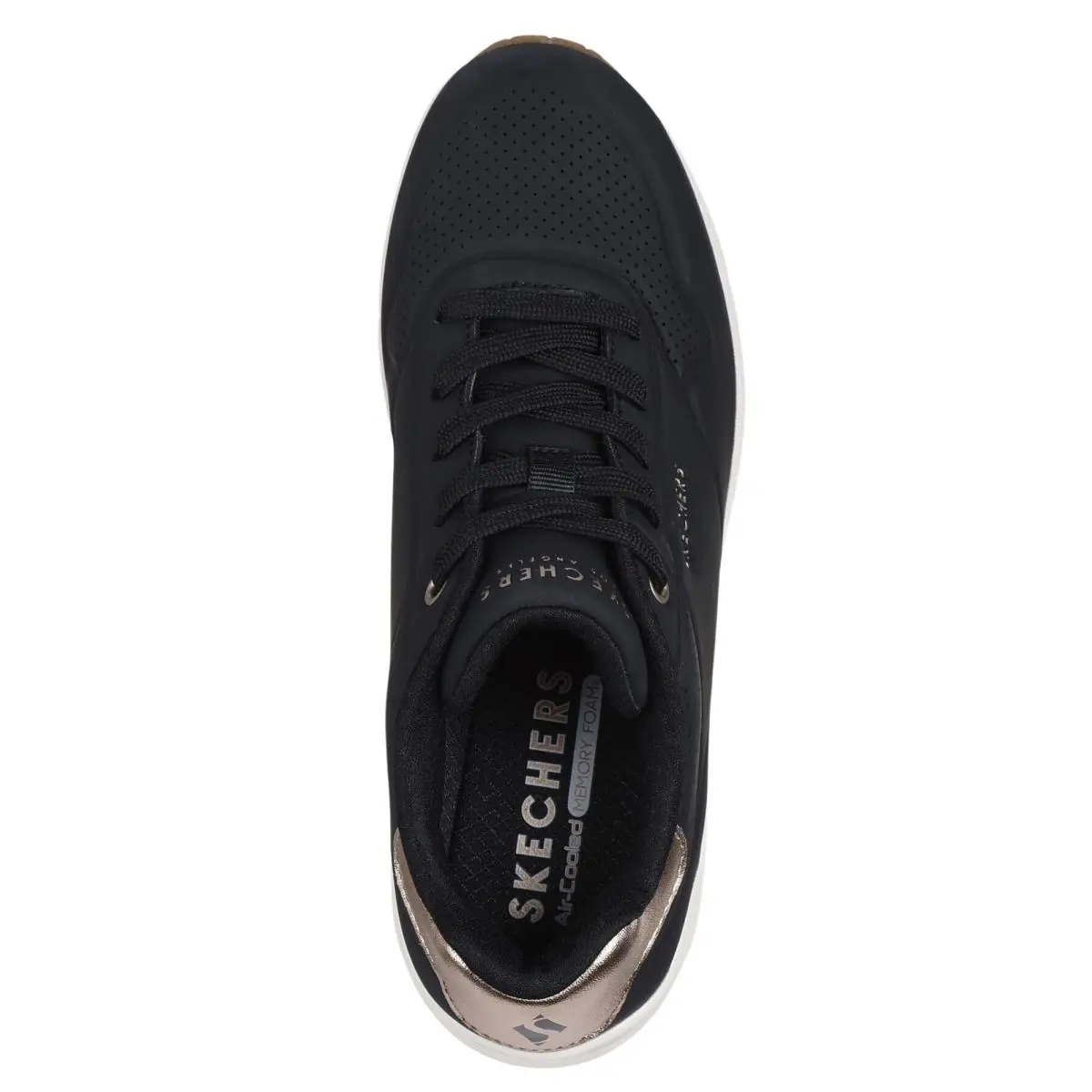 Skechers shoes - 177520 w wht - wht - 177520 - black 4