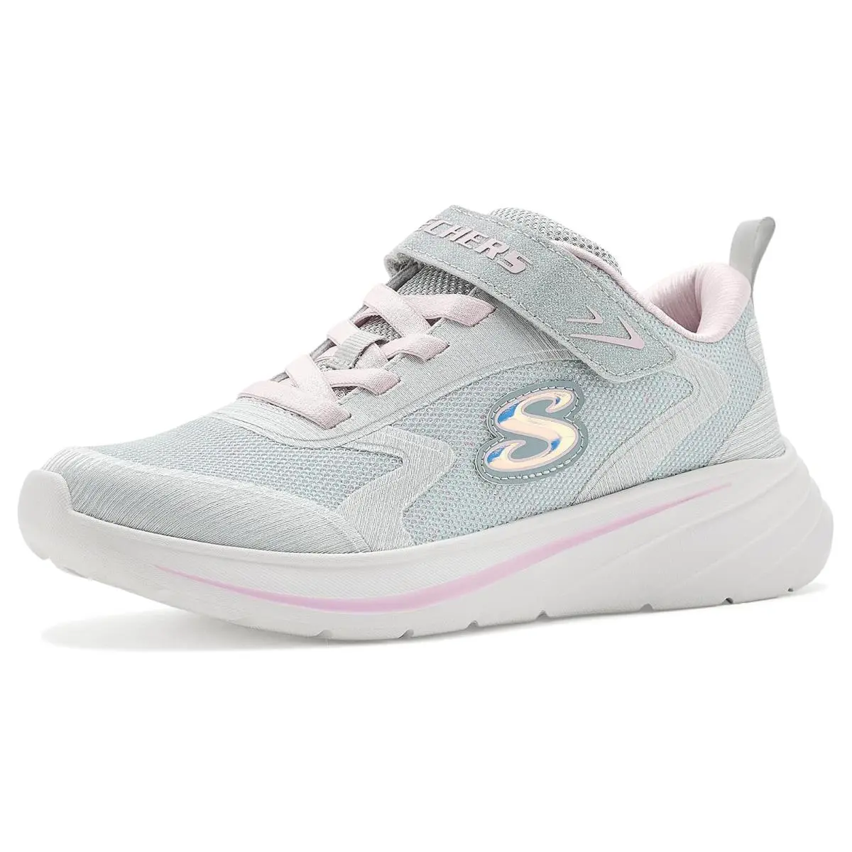 Girl`s Shoes Skechers Kids Wave 92 303557WL Little Kid/big Kid