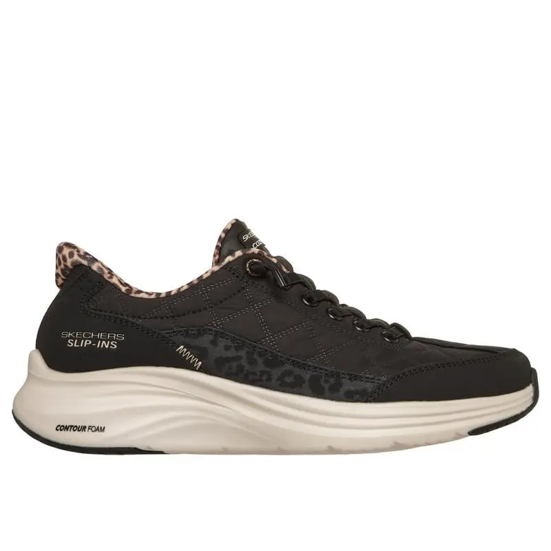 Skechers Women`s Contour Foam Cozy Fit Black - 150419-BLK Black - BLACK