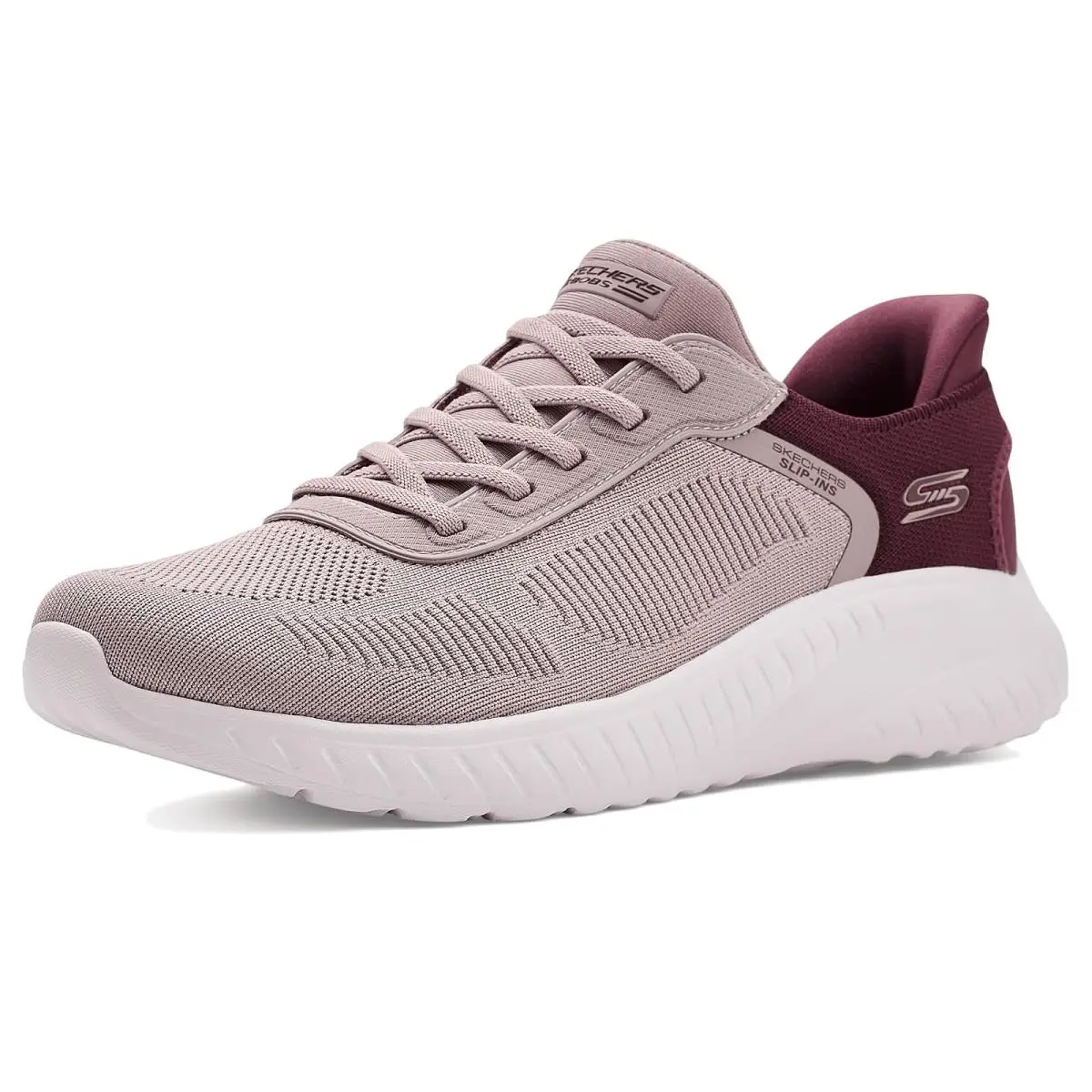 Woman`s Shoes Bobs From  Squad Chaos - Current Muse Light Mauve by Skechers