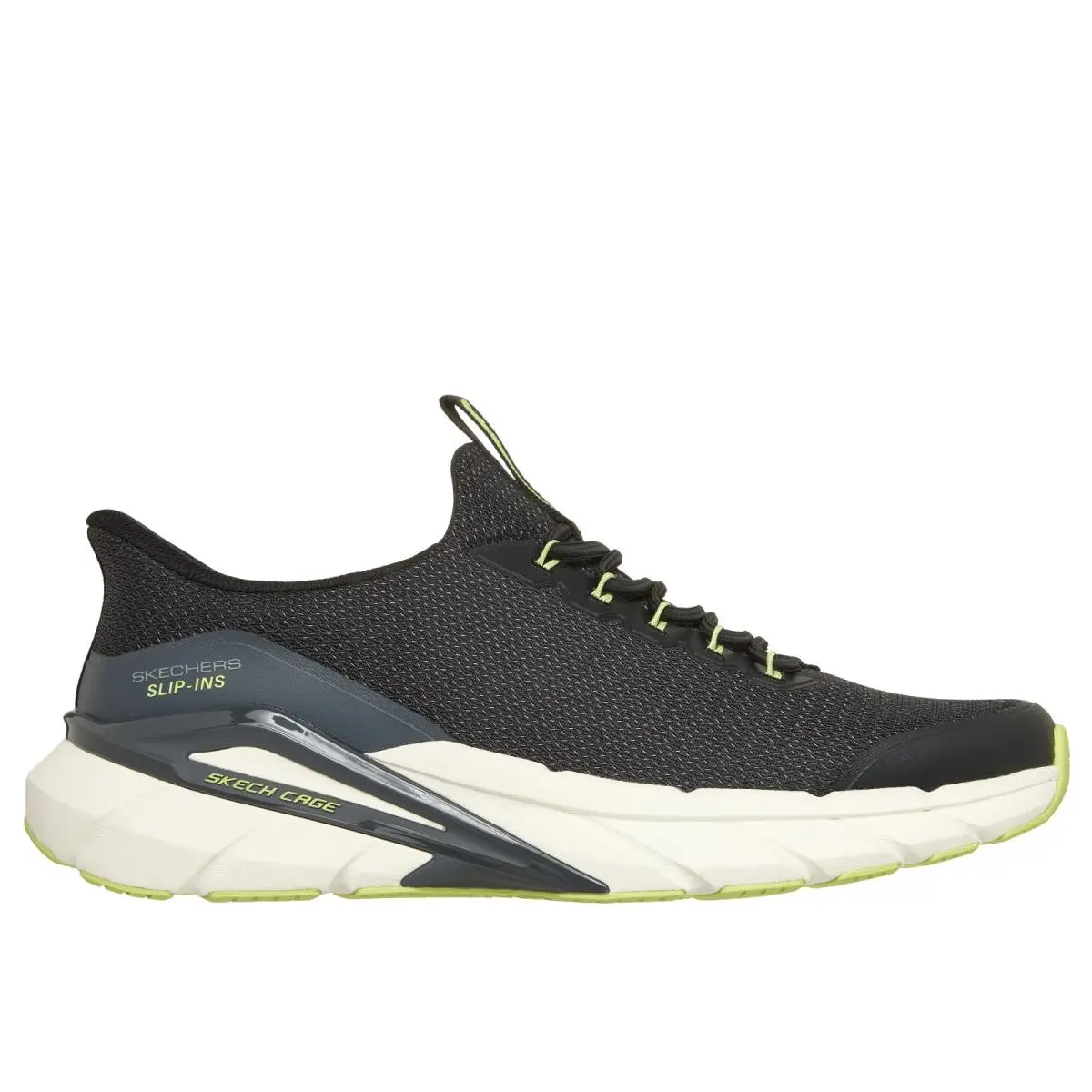 Skechers Shoes Men`s Slip Ins Hands Free Black Comfort Casual Memory Foam 233271