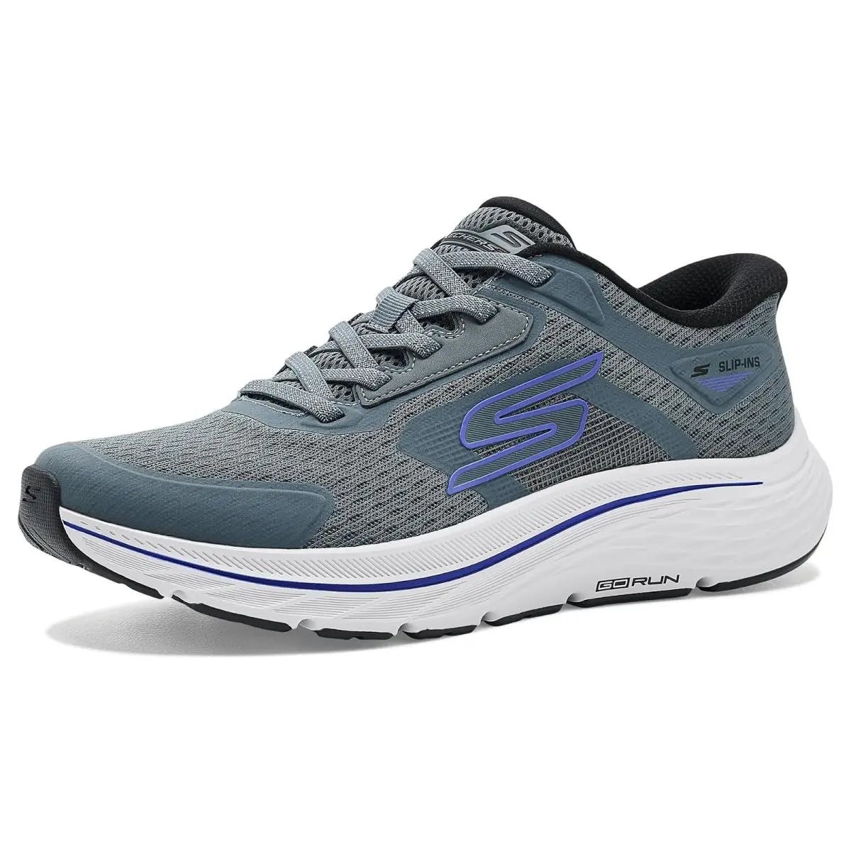 Man`s Shoes  Go Run Consistent 3 Hands-free Slip-ins Charcoal by Skechers