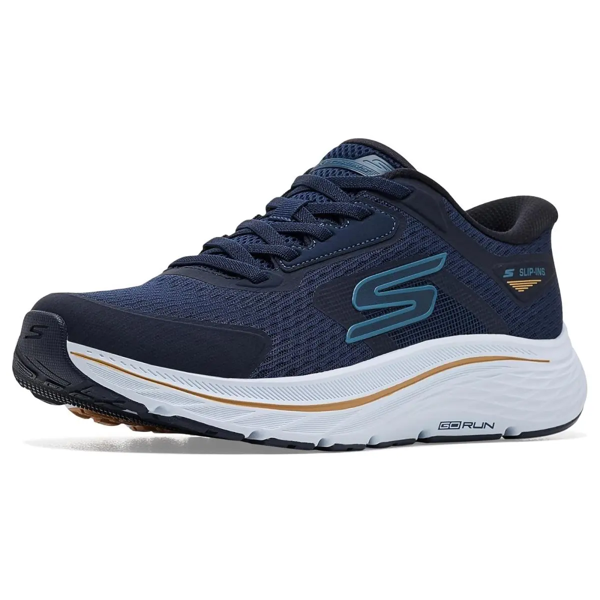 Man`s Shoes  Go Run Consistent 3 Hands-free Slip-ins Navy by Skechers