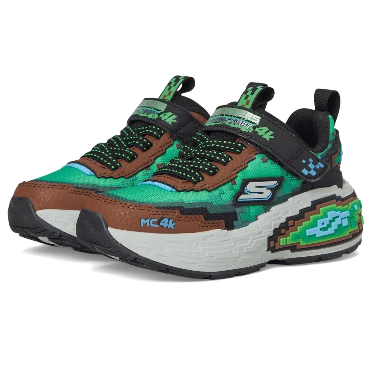 Skechers shoes - Blue/Lime 13