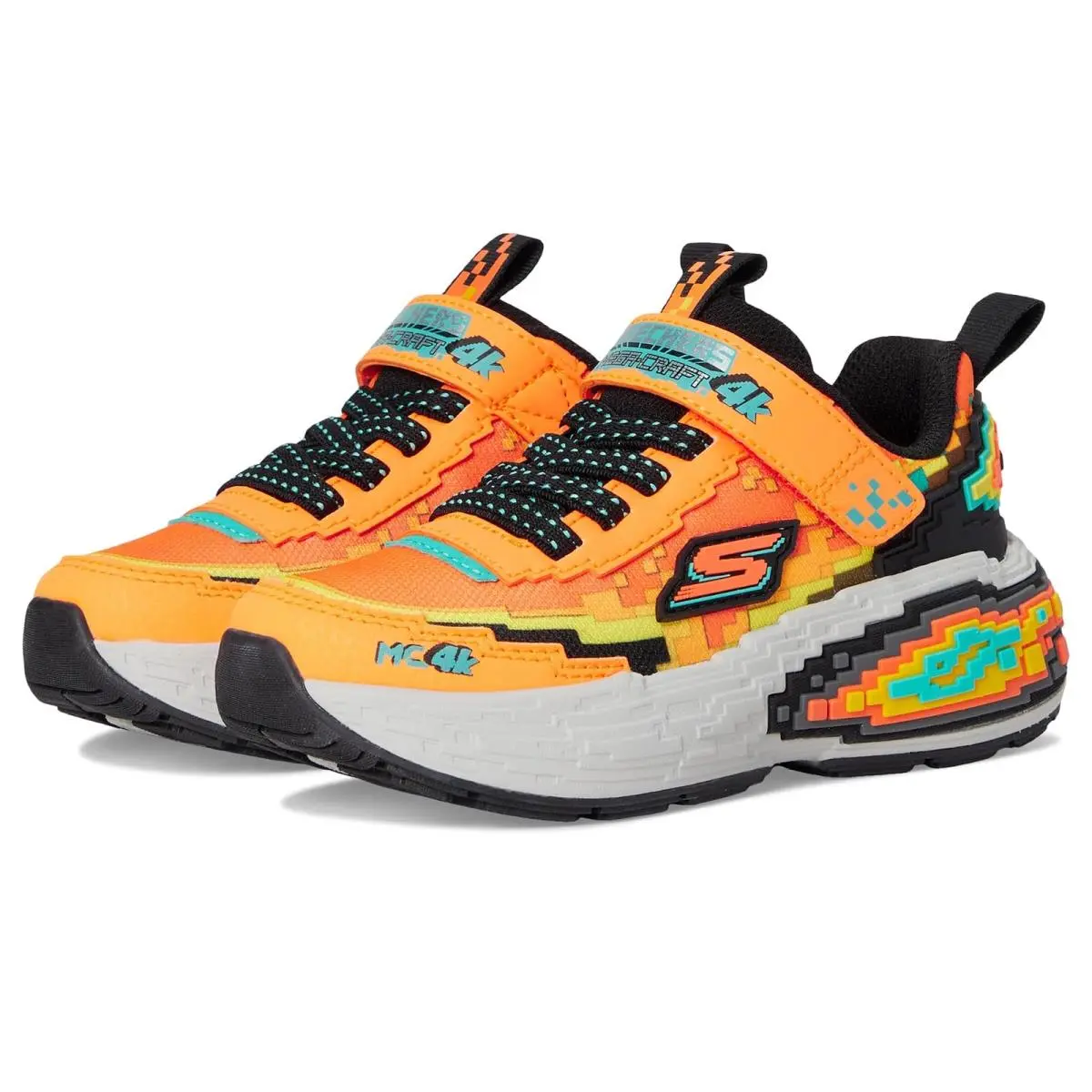 Skechers shoes - Blue/Lime 34