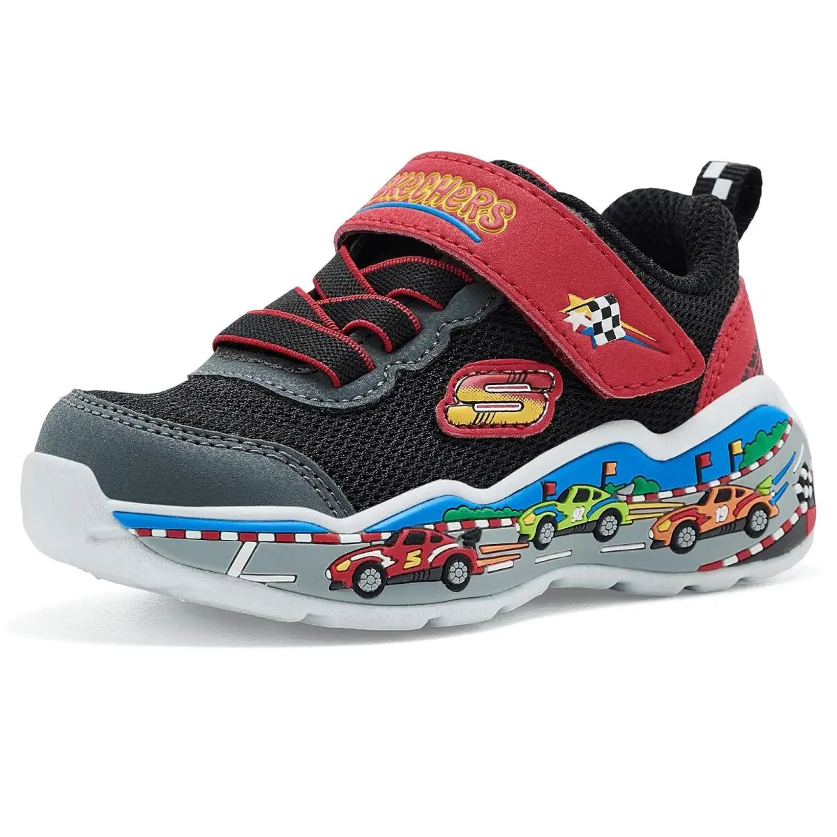 Boy`s Sneakers Athletic Shoes Skechers Kids Play Scene 407312N Toddler