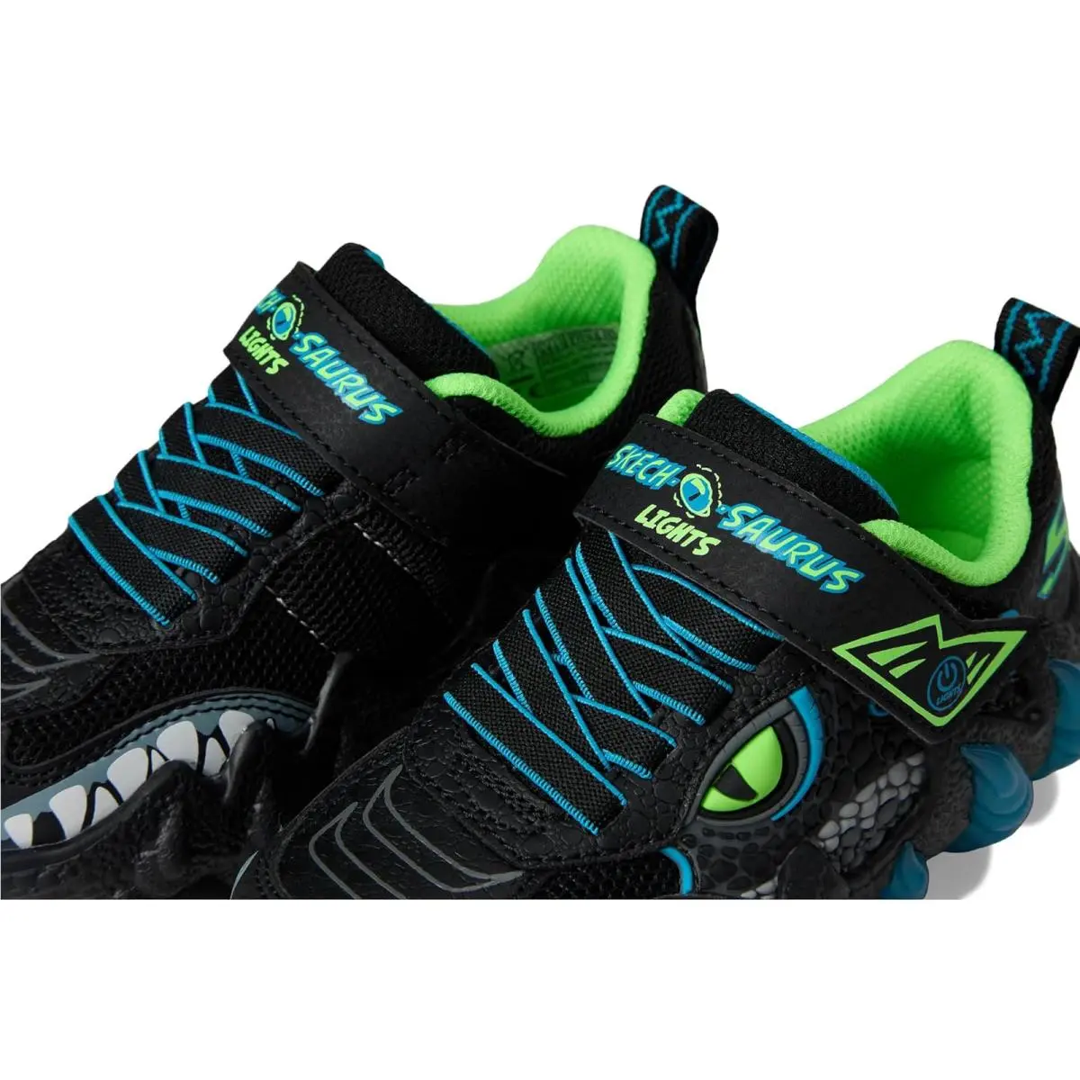 Skechers shoes - Black/Blue/Lime 4