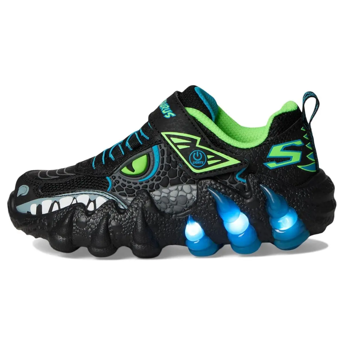 Skechers shoes - Black/Blue/Lime 9