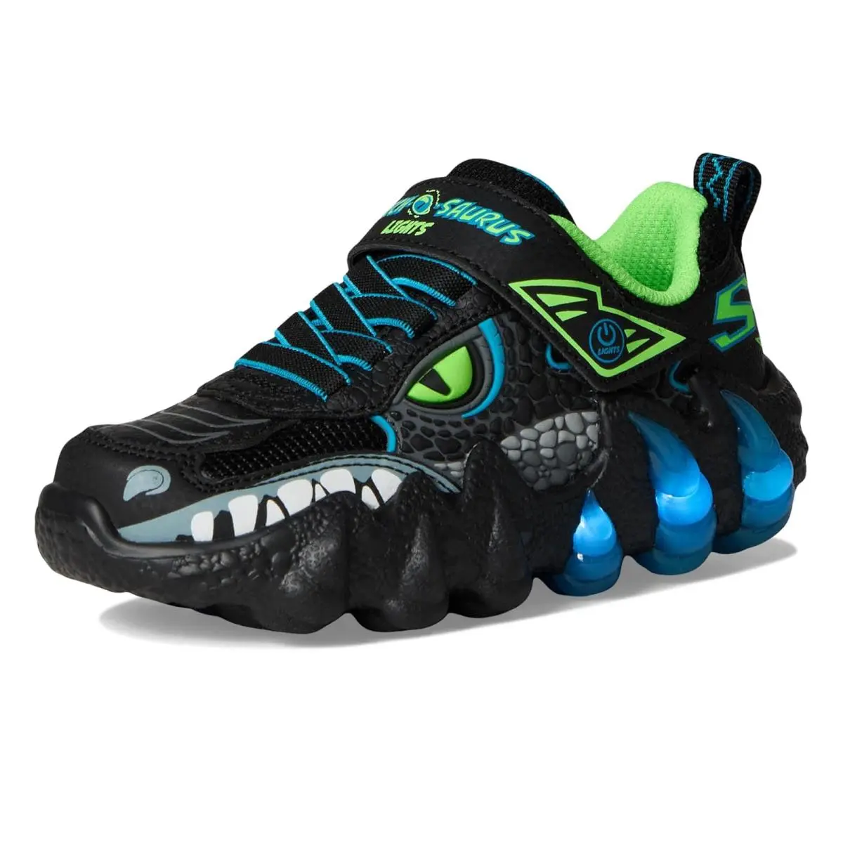 Skechers shoes - Black/Blue/Lime 12