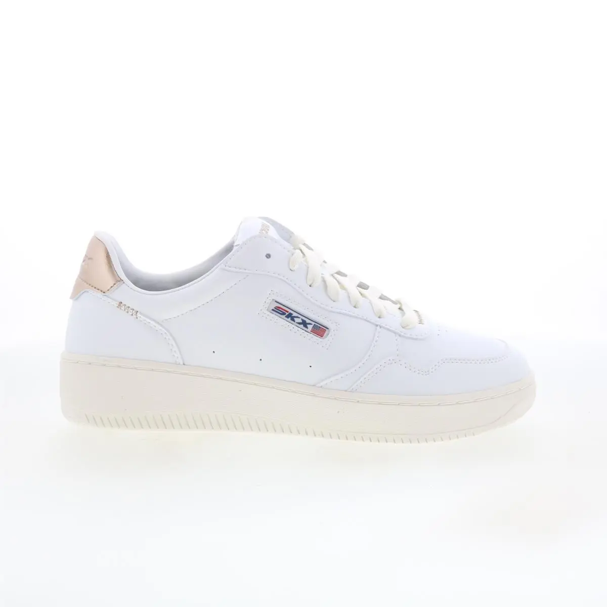 Skechers Sport Court 2.0 Gleaming Shine Womens White Sneakers Shoes