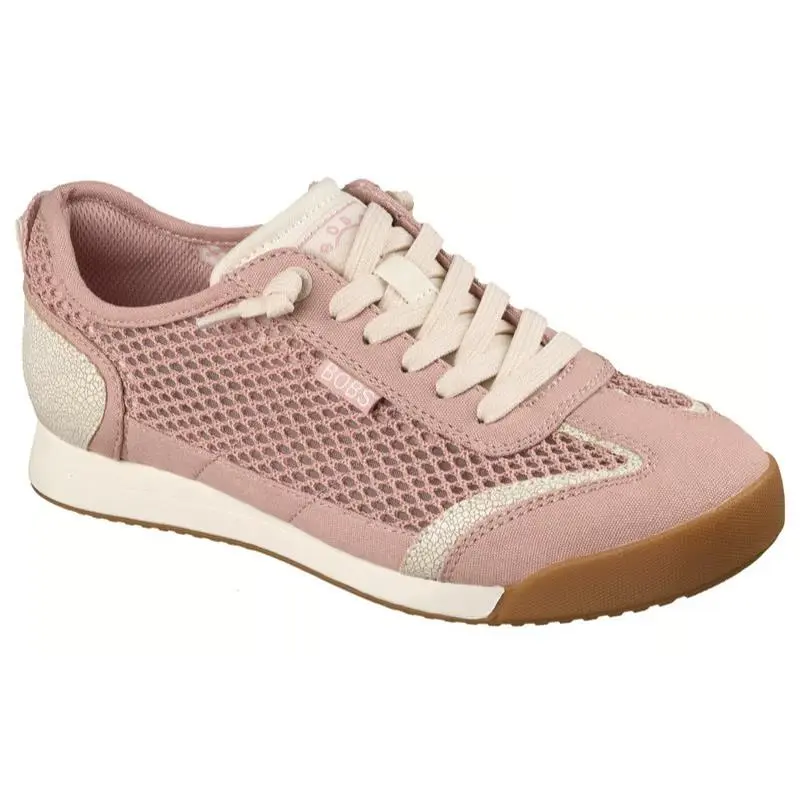 Womens Skechers Bobs Billie Jazzy Dog Rose Mesh Shoes
