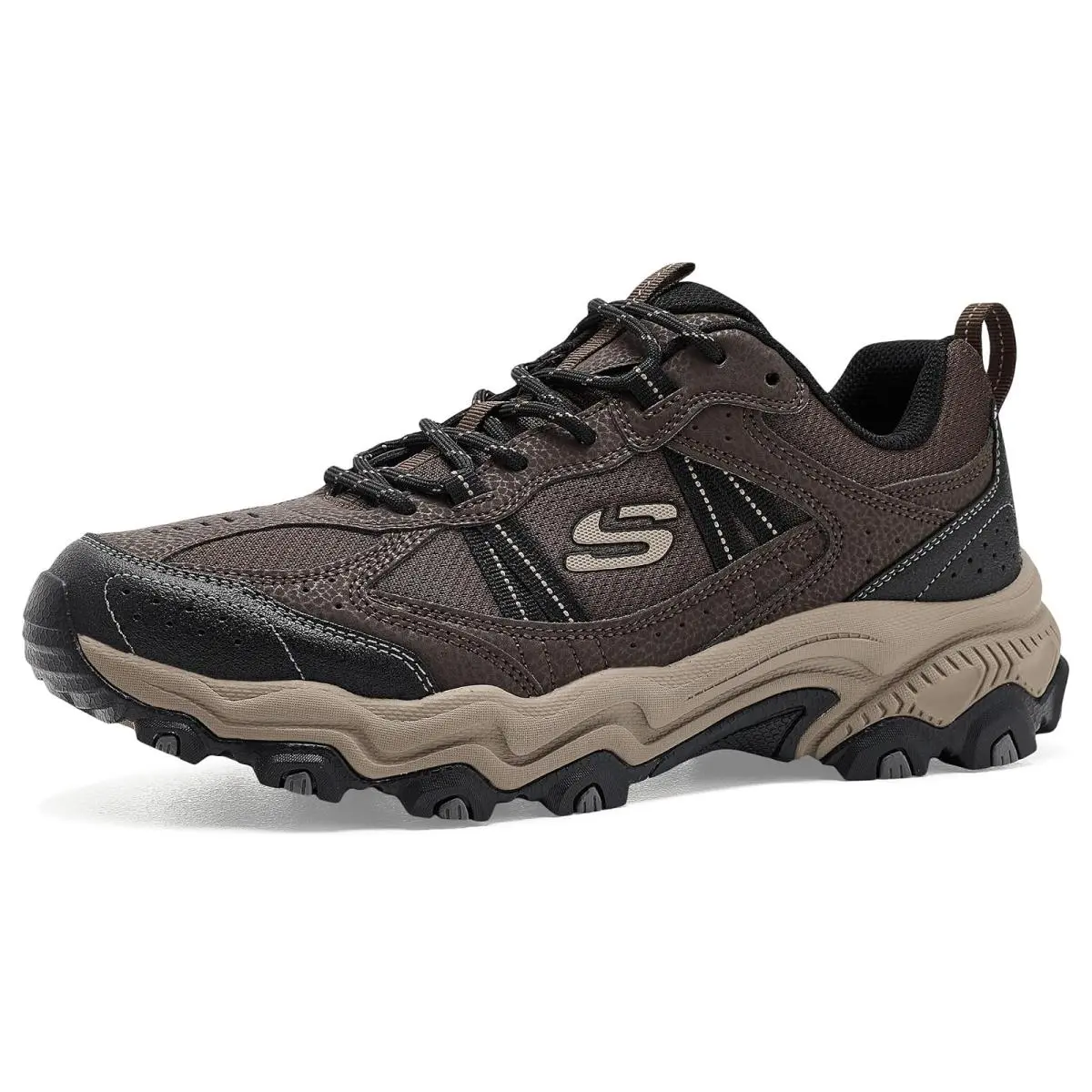 Man`s Sneakers Athletic Shoes Skechers Stamina AT Upper Stitch