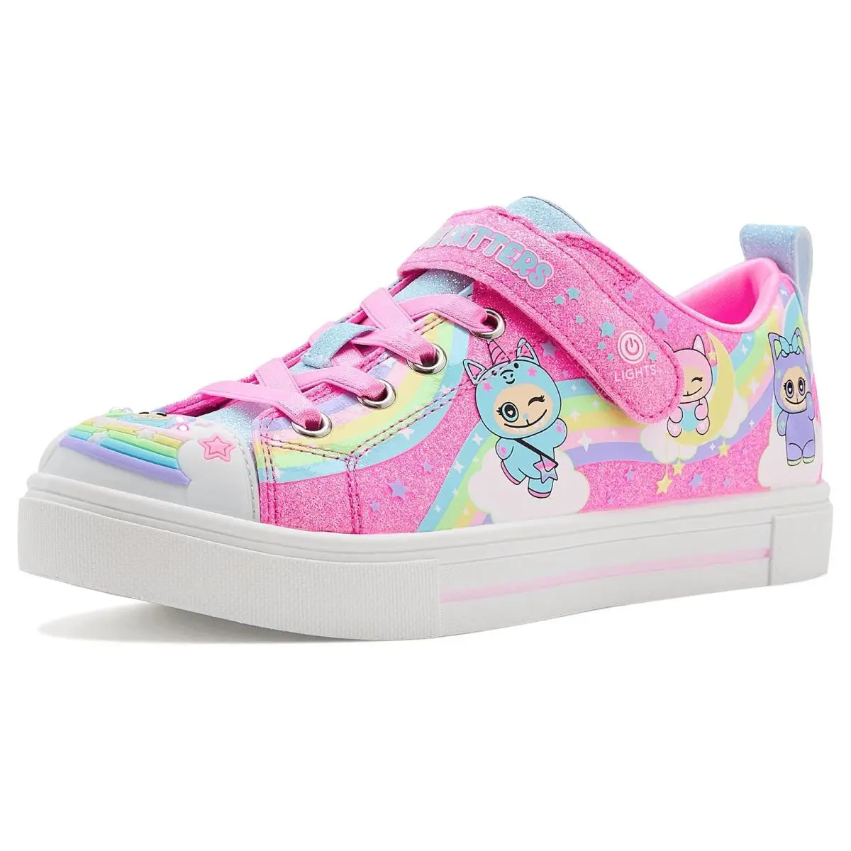 Girl`s Shoes Skechers Kids Twinkle Sparks Lighted 314475L Little Kid