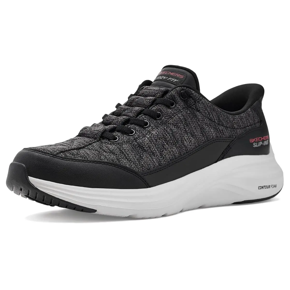 Man`s Shoes Skechers Contour Foam Cozy Fit Copost Hands Free Slip