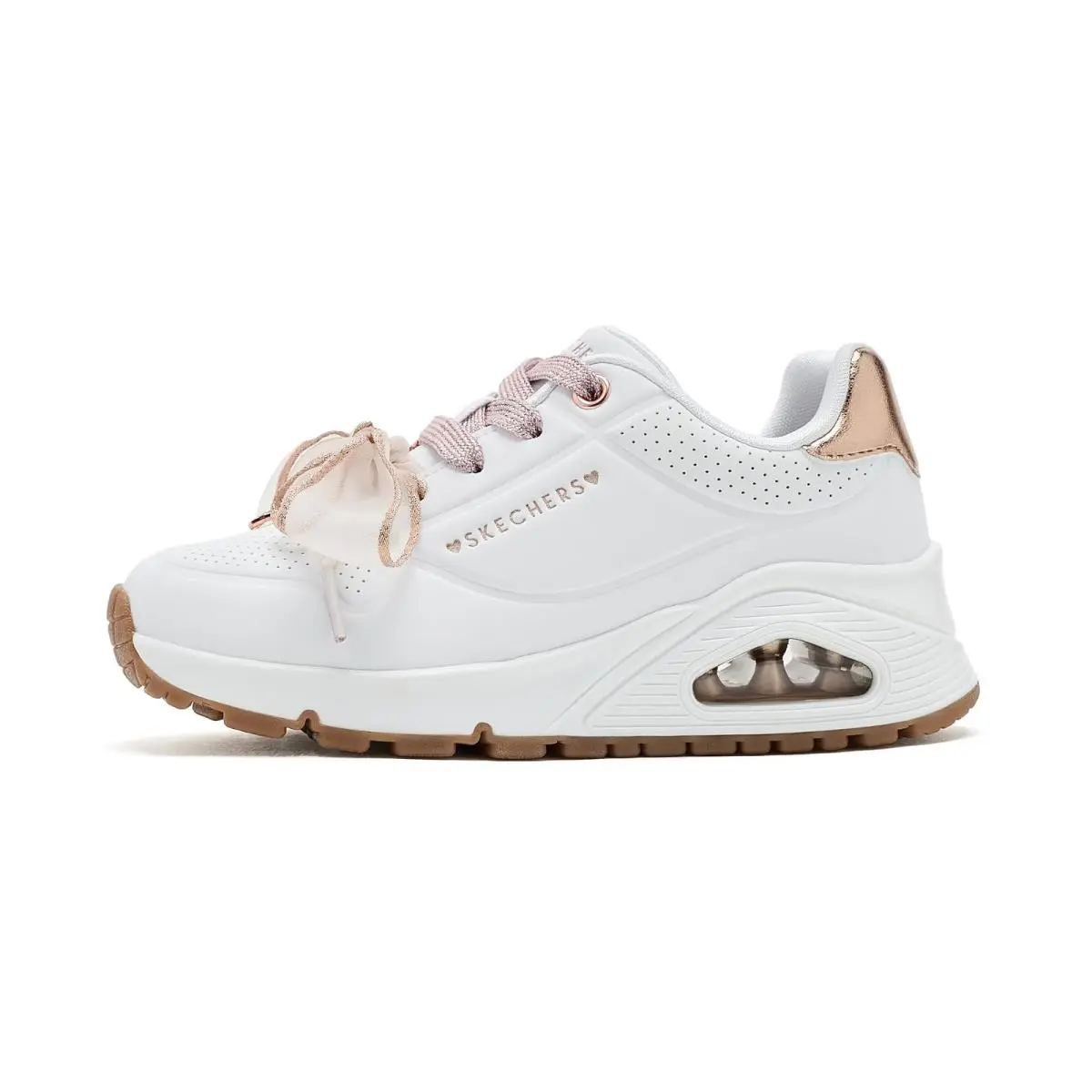 Skechers shoes - White/Rosegold 9
