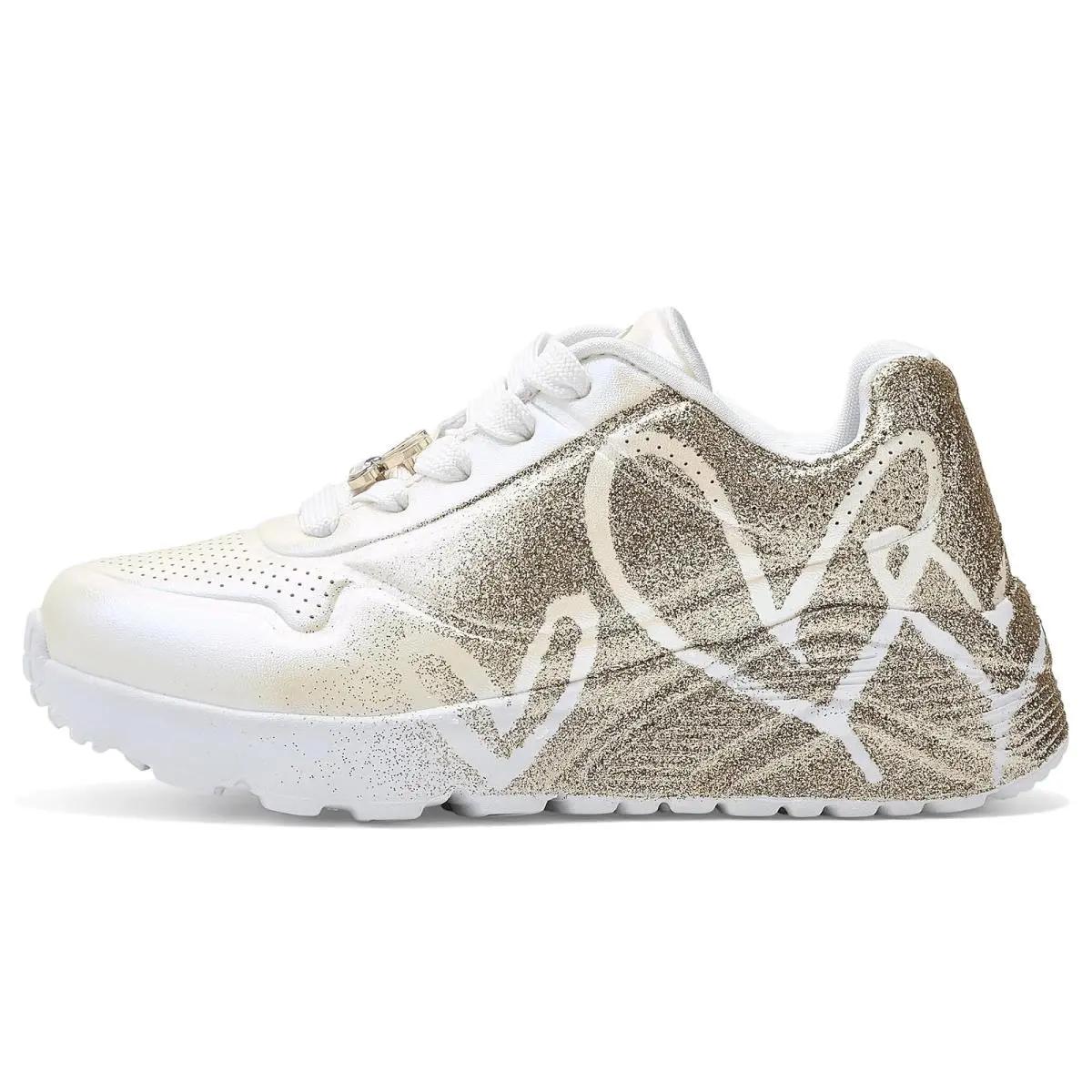 Skechers shoes - White/Gold 2