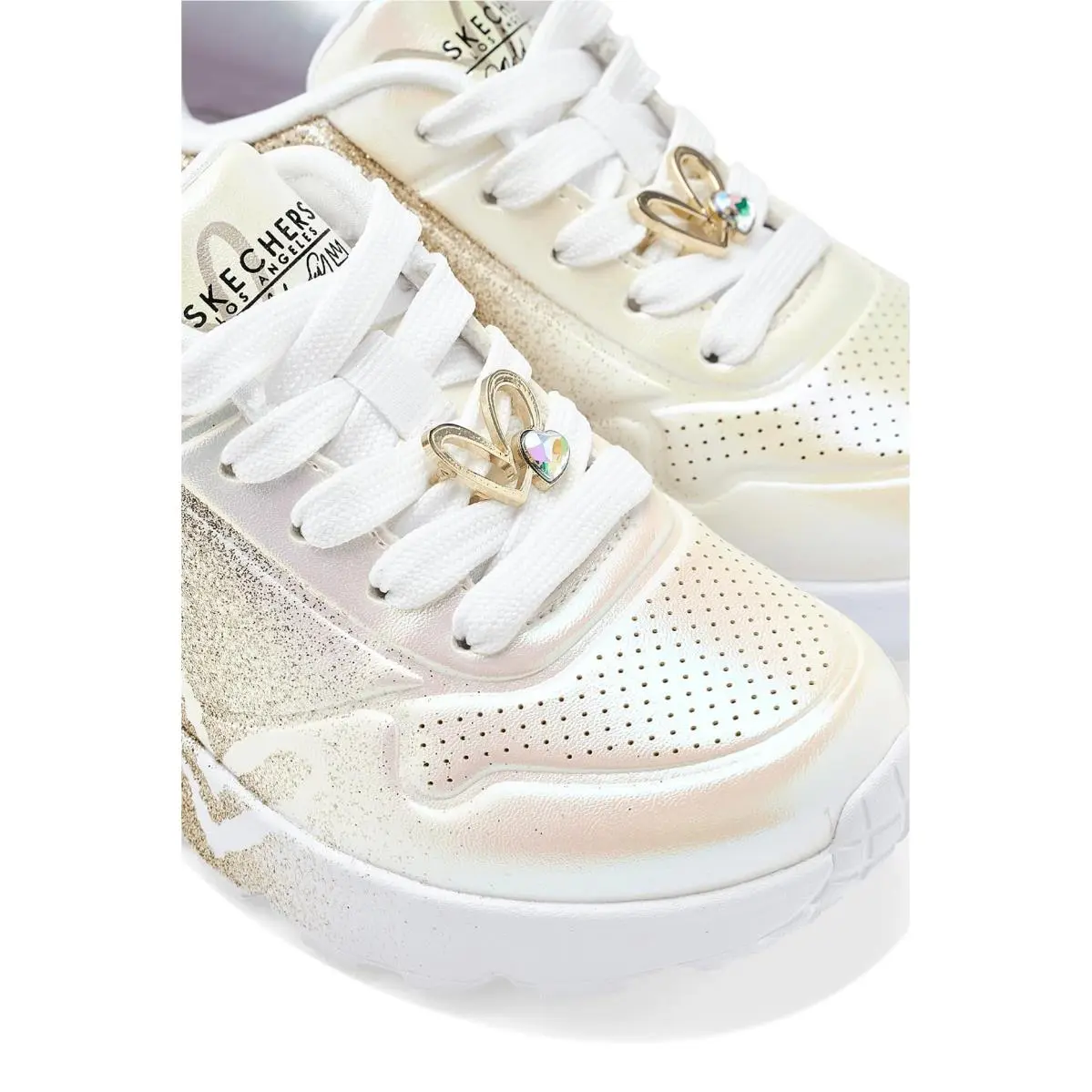 Skechers shoes - White/Gold 3