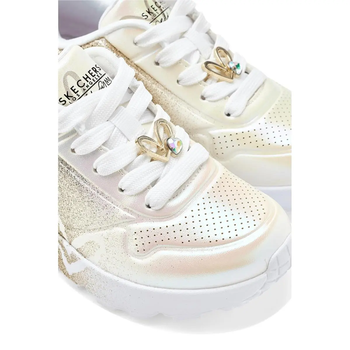 Skechers shoes - White/Gold 4