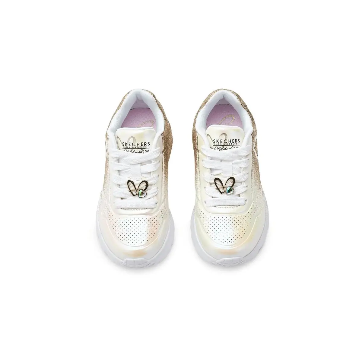 Skechers shoes - White/Gold 7