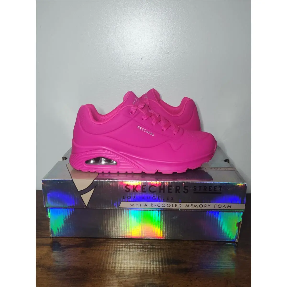 Skechers shoes - Skechers Street Los Angeles Neon-Orange - 73667/NORG - Pink 0
