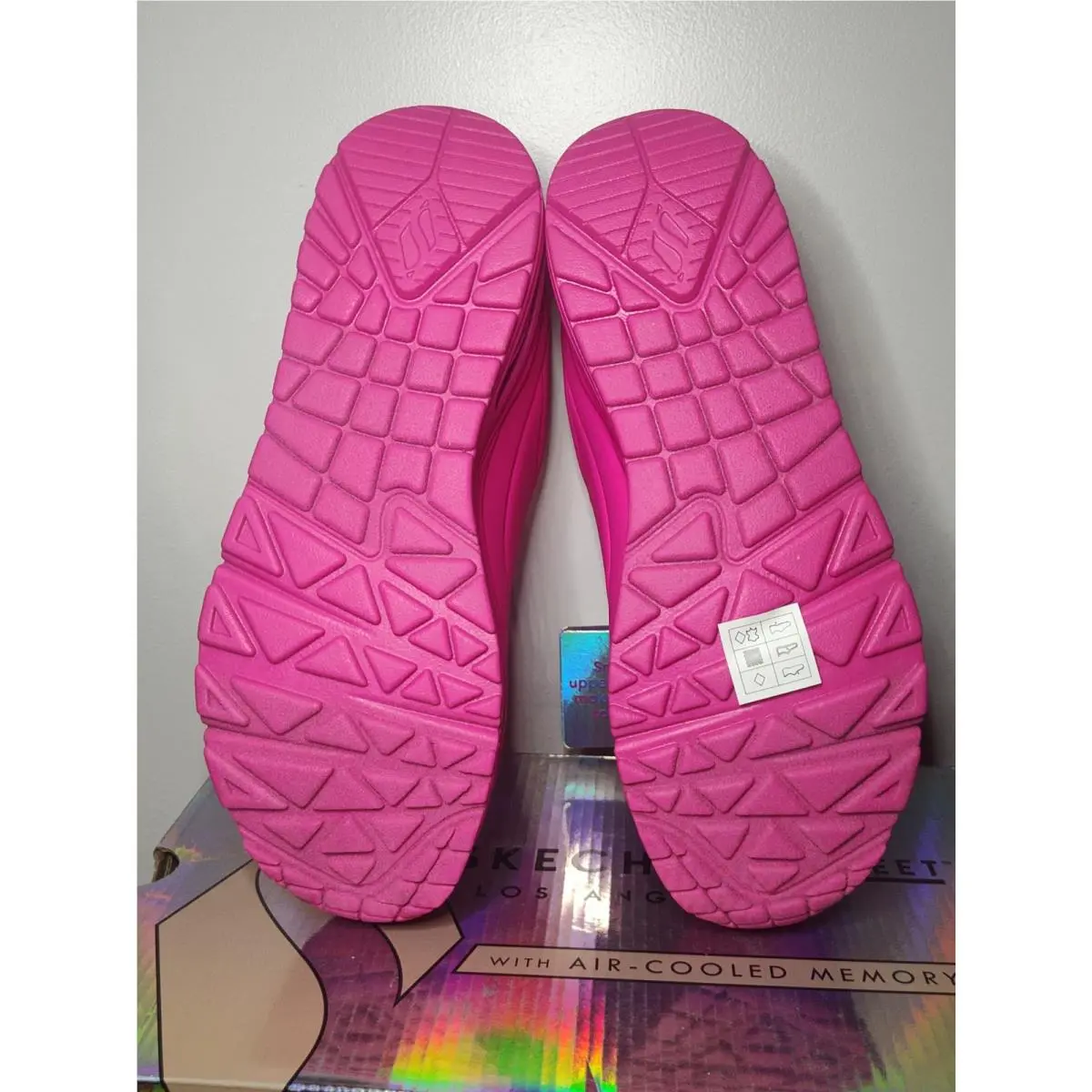 Skechers shoes - Skechers Street Los Angeles Neon-Orange - 73667/NORG - Pink 6