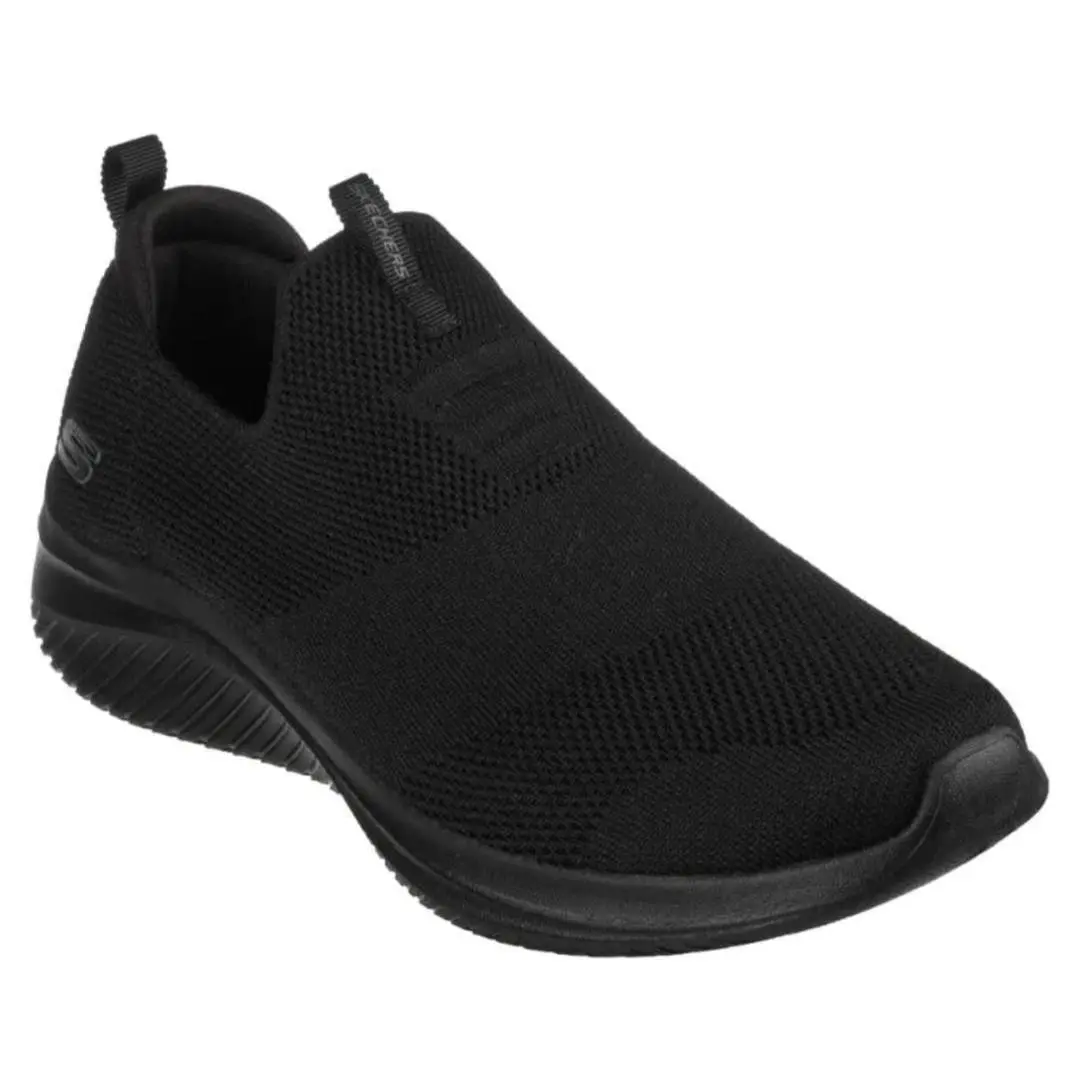 Skechers Men`s Ultra Flex 3.0 Denlark Black Sneakers Size 10.5