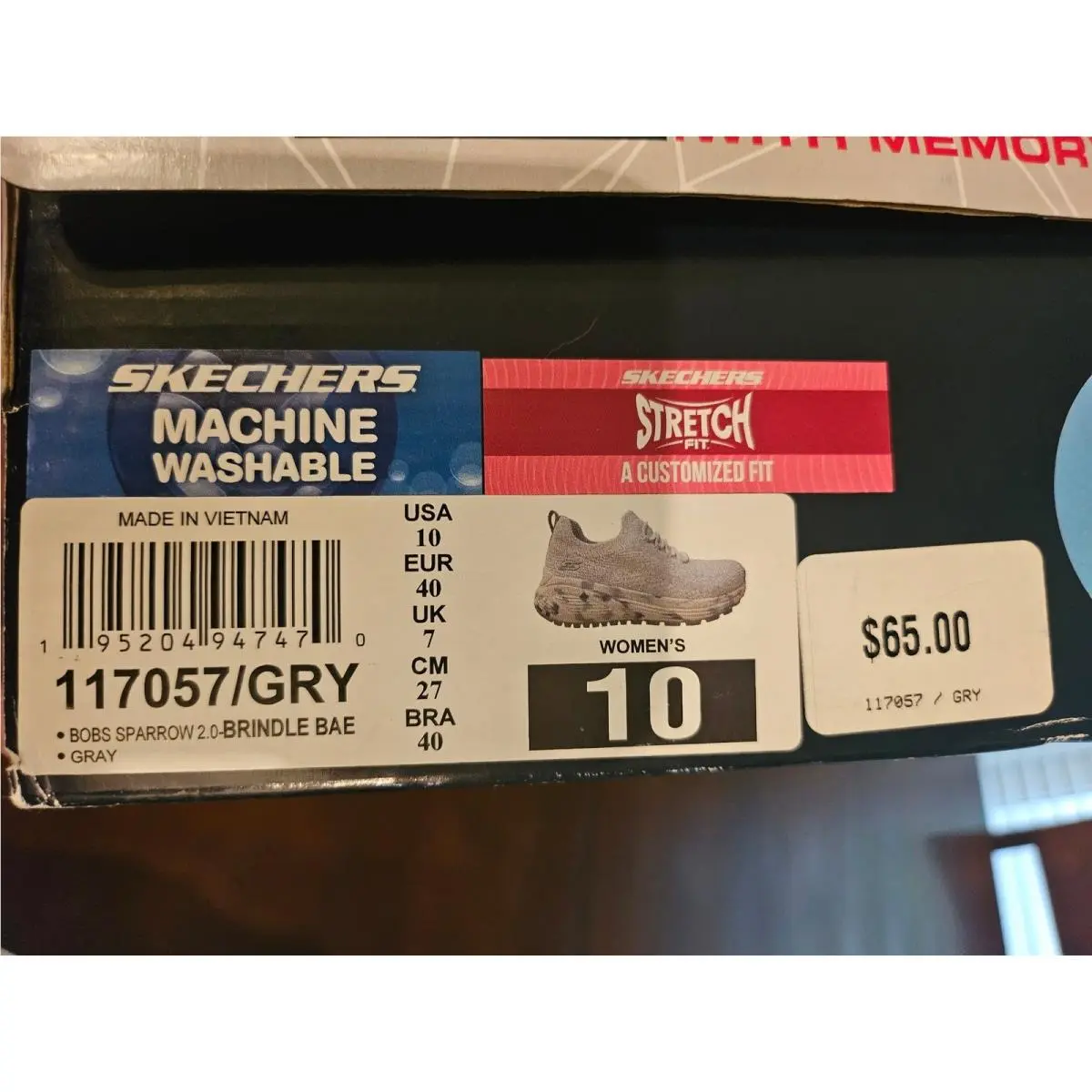 Skechers shoes - Skechers Bobs Sparrow 2.0 Brindle Bae - Gray 6