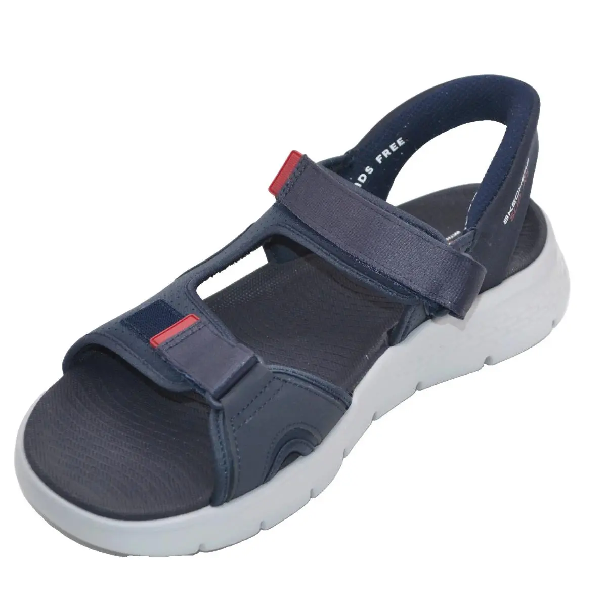Skechers Go Walk Flex Sandal Easy Entry Blue Men`s Shoes Size US 12