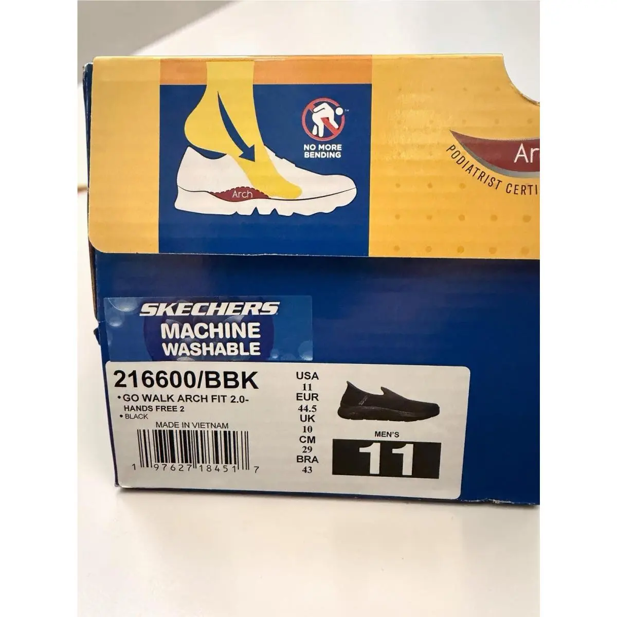 Skechers shoes - Skechers GoWalk - GoWalk - Black (UPC: 197627184517) 3