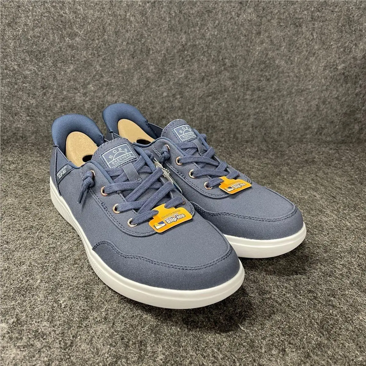 Skechers Skip Cute Slip-on Sneaker Women`s Size US 9 Navy