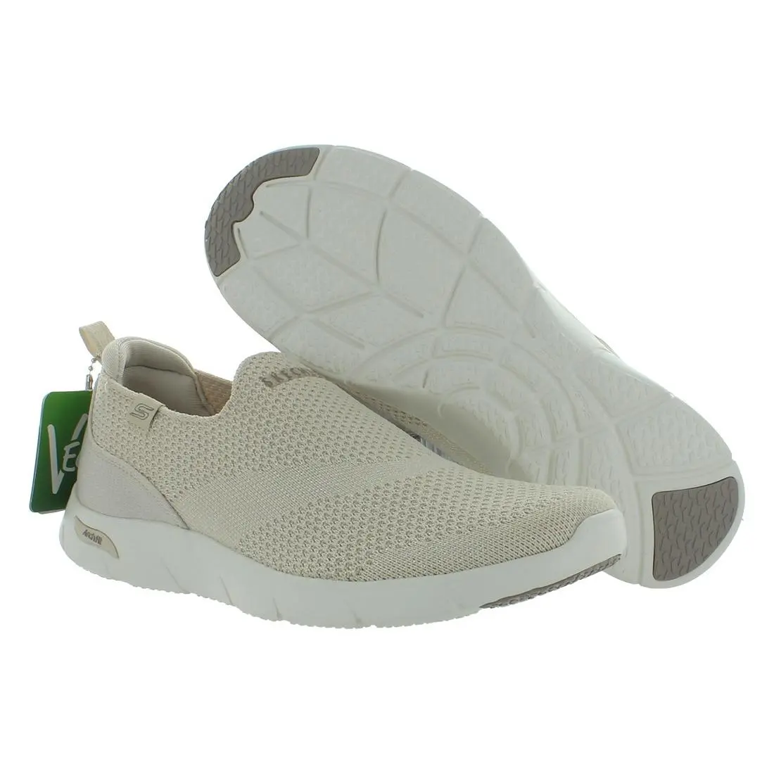 Skechers Arch Fit Refine Iris Womens Shoes Size 5 Color: Natural