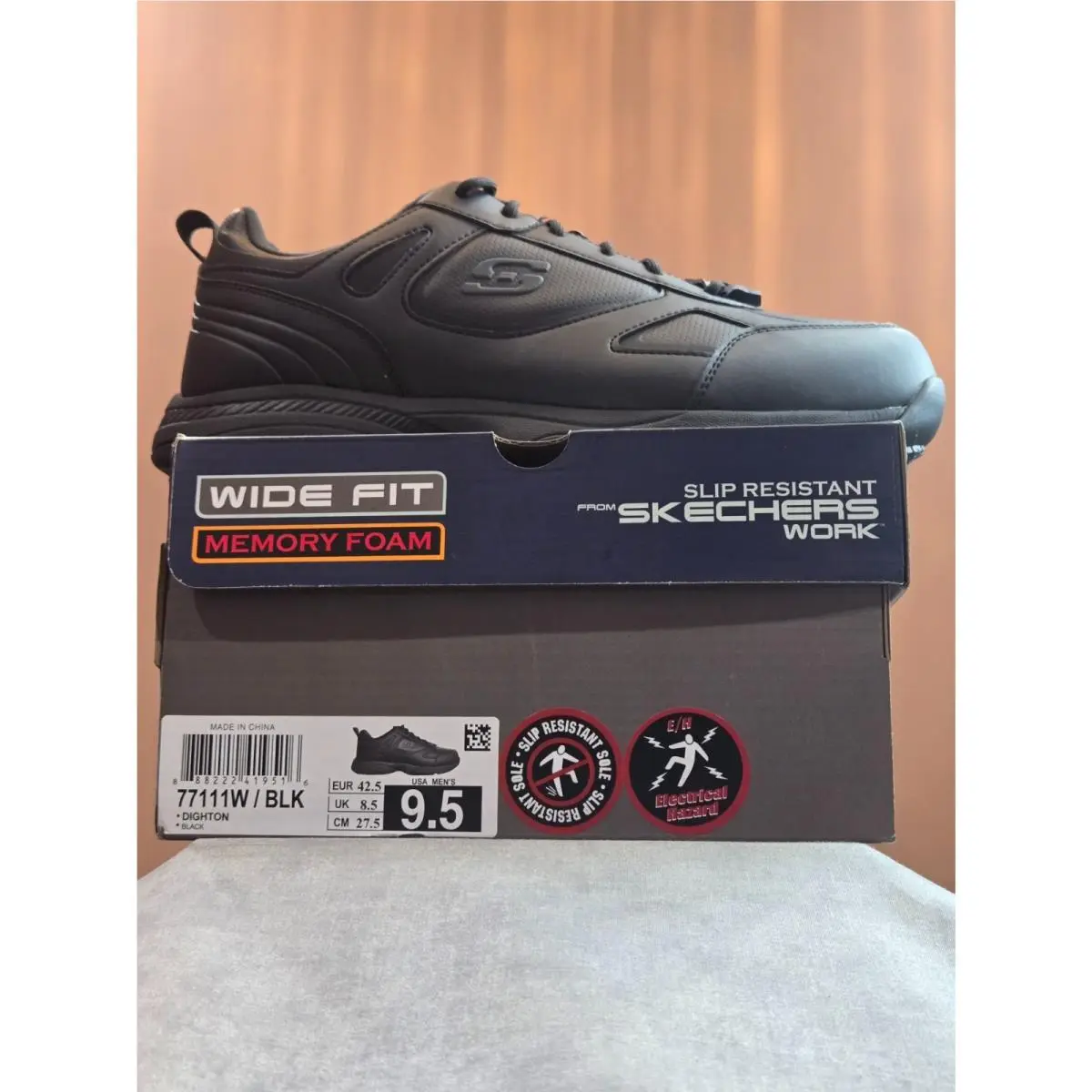 Skechers shoes - Dighton - Dighton - 77111W/BLK - Black 6