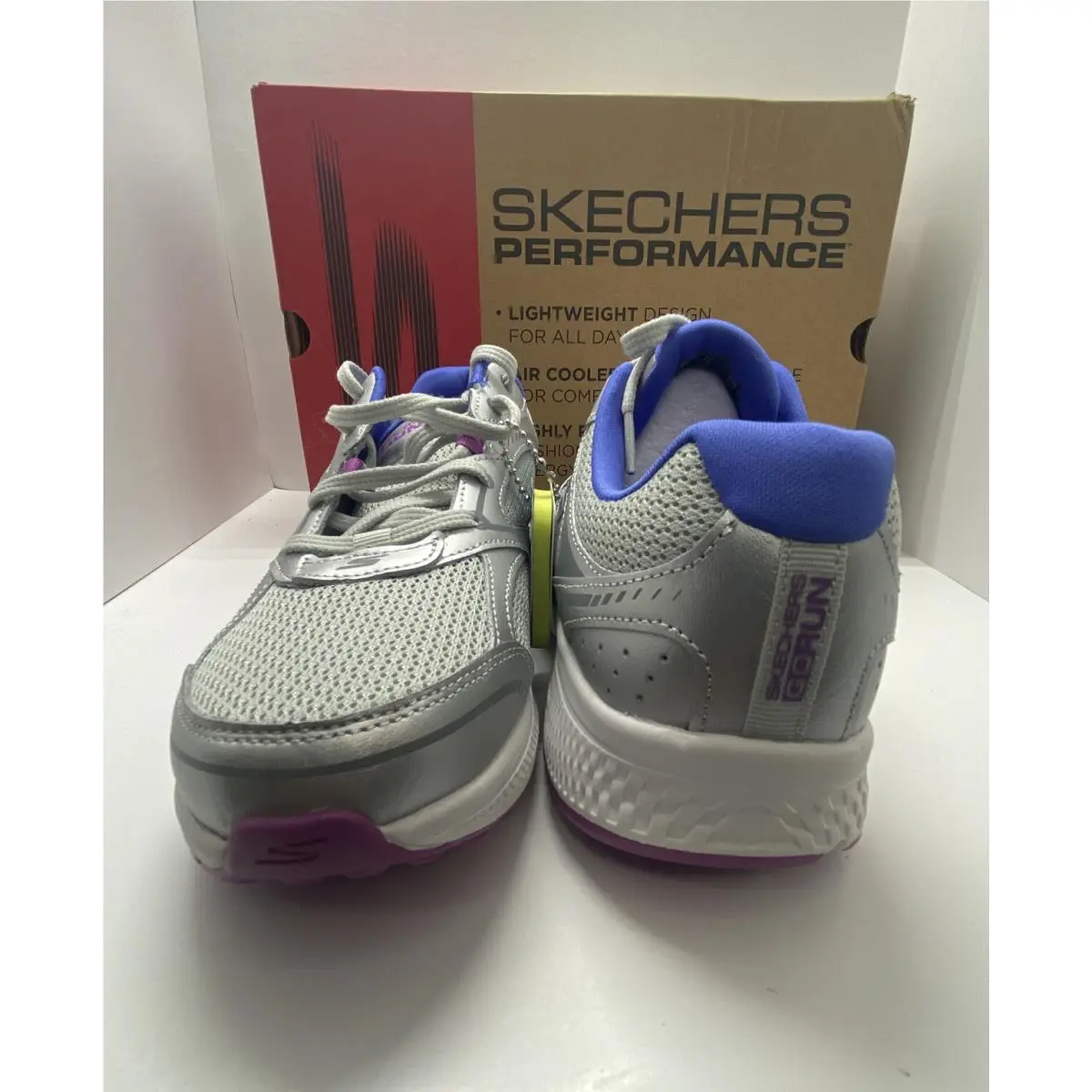 Skechers shoes - SKECHERS Go Run Einheitlich Leichte - Silver 3