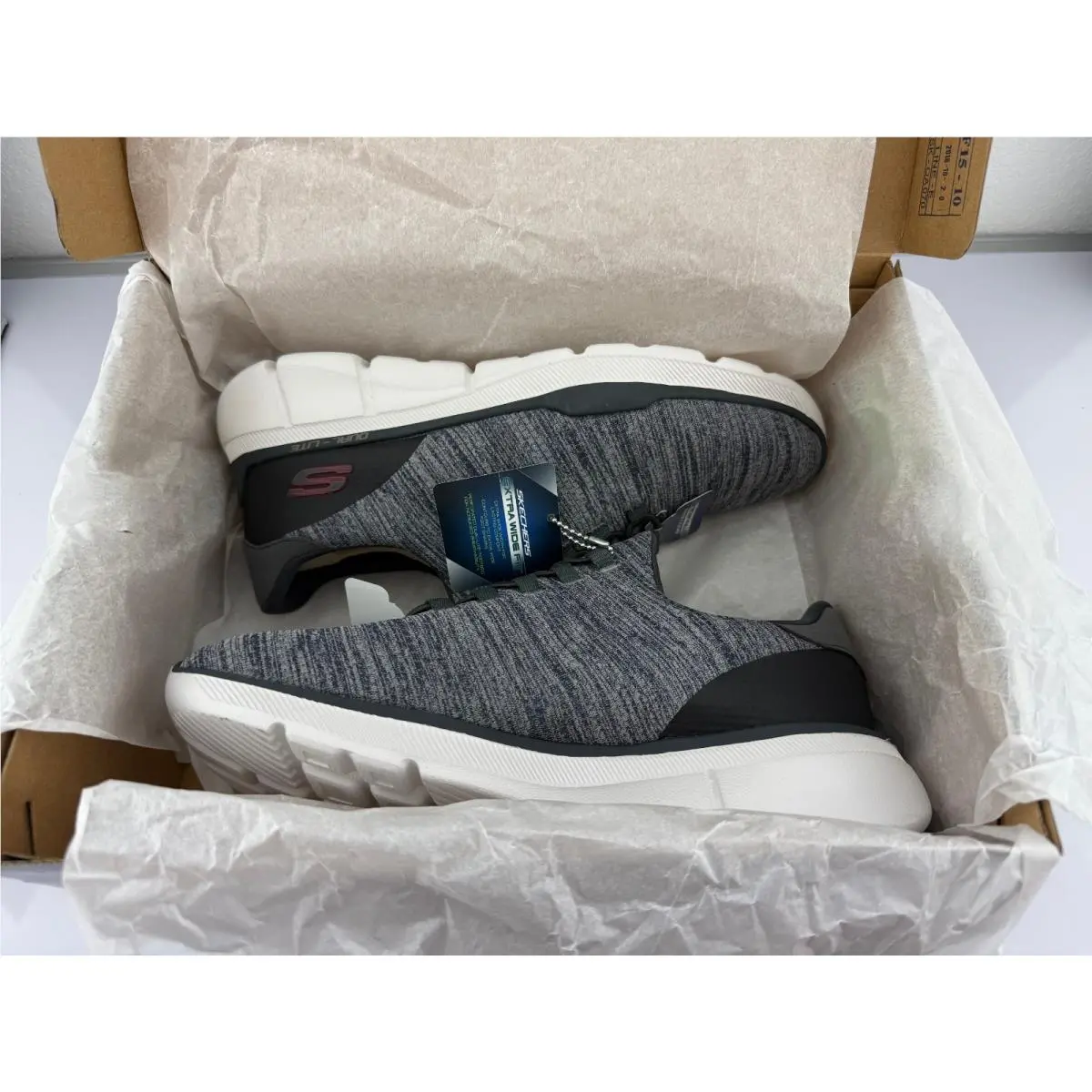 Skechers Equalizer 3.0-EMRICK Mens Size 7 Charcoal 52928 Slip on Shoes
