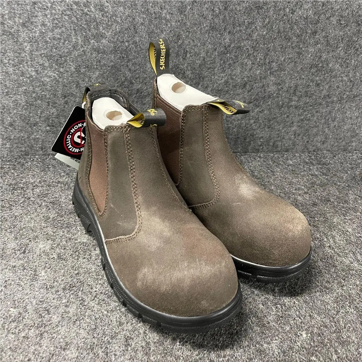 Skechers Workshire Jannit Comp Toe Work Boots Women`s Size US 5.5