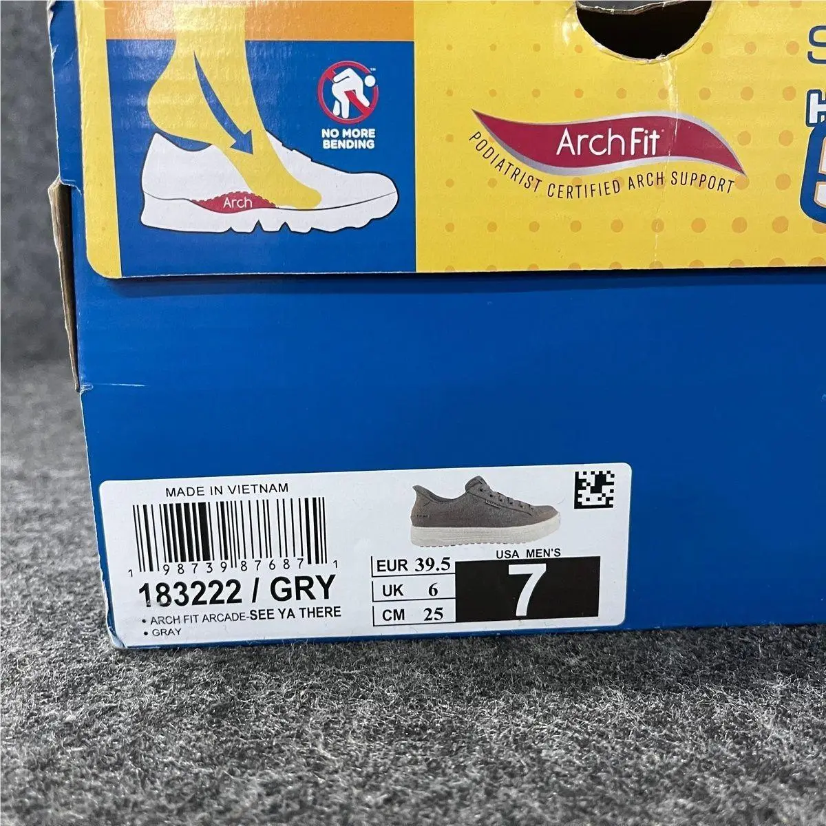 Skechers shoes - VS195605 - vs-195605 - Gray (UPC: 198739876871) 0
