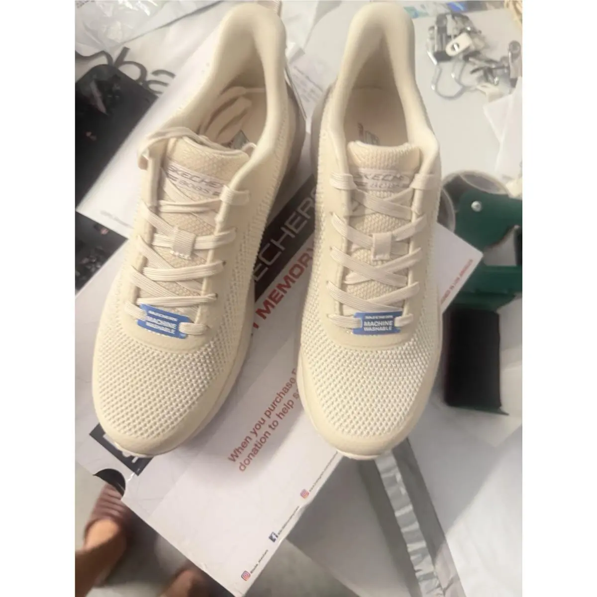 Skechers shoes - Skechers Vegan - Vegan - Ivory 4