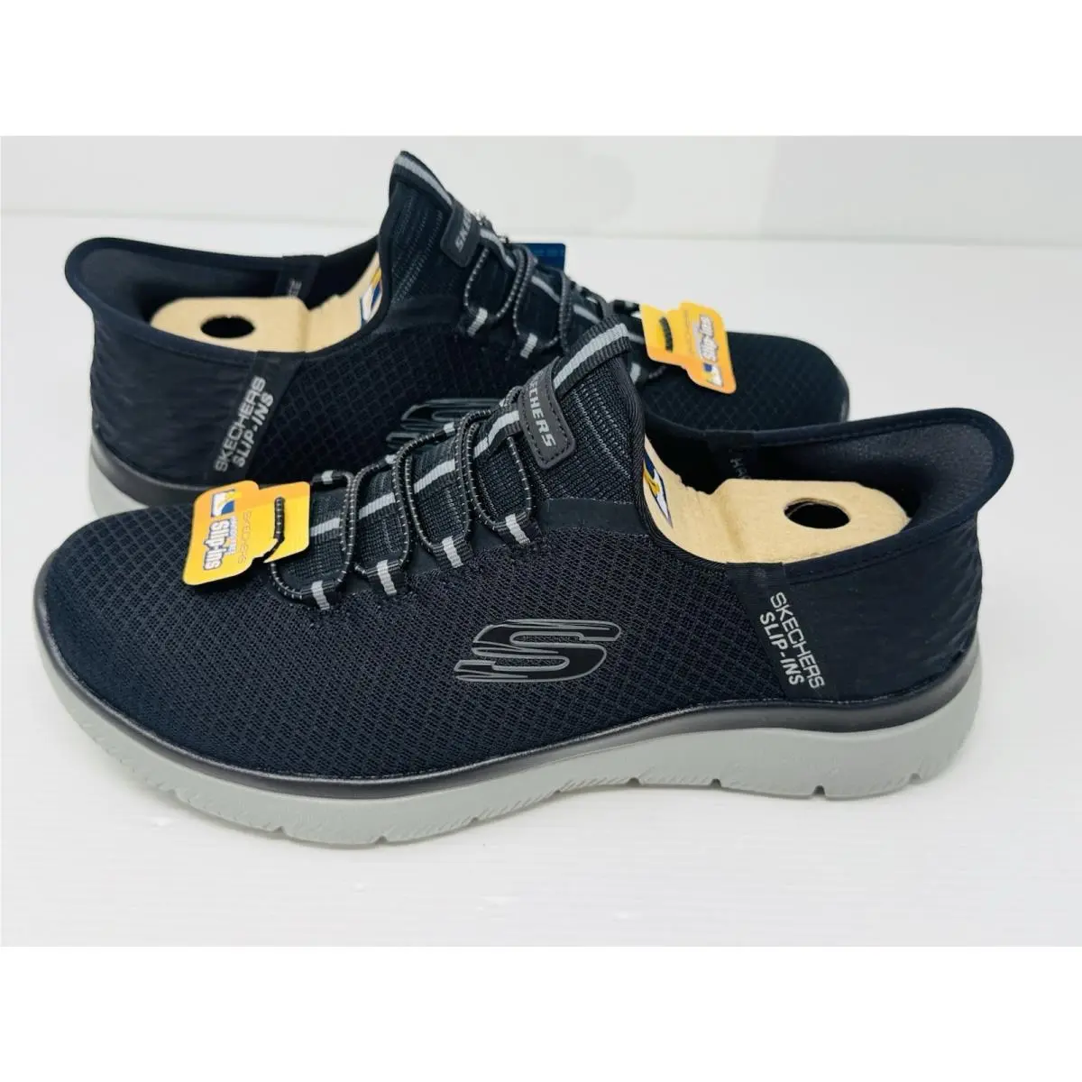 Skechers shoes - Skechers Slip-ins Summits - Summits - Black/Charcoal (UPC: 196642387712) 2